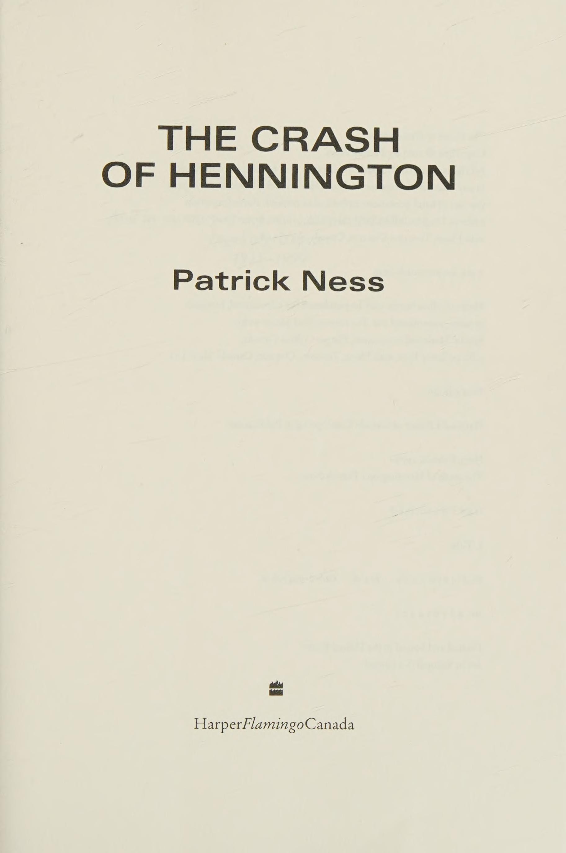 The Crash of Hennington