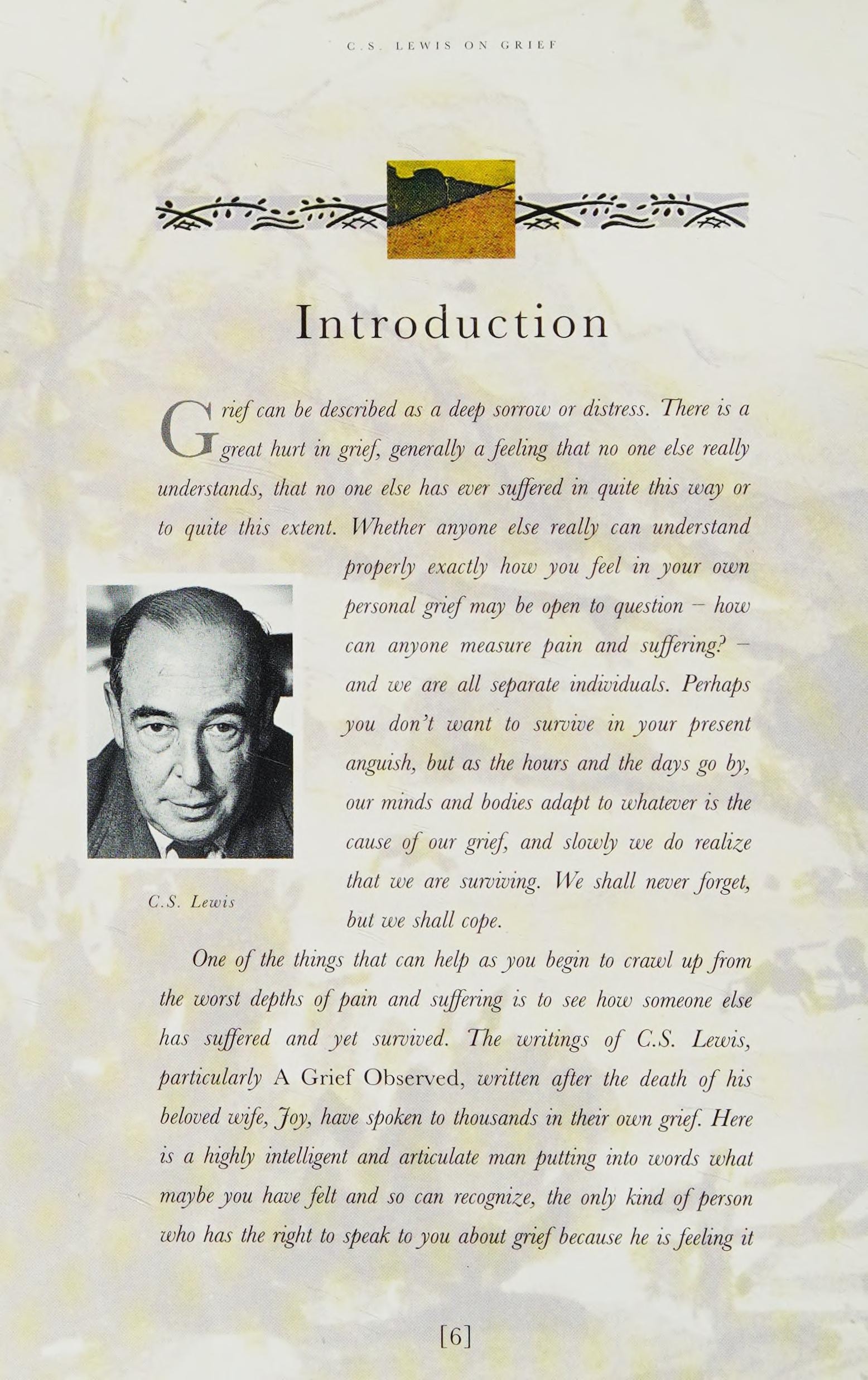 C.S. Lewis on Grief