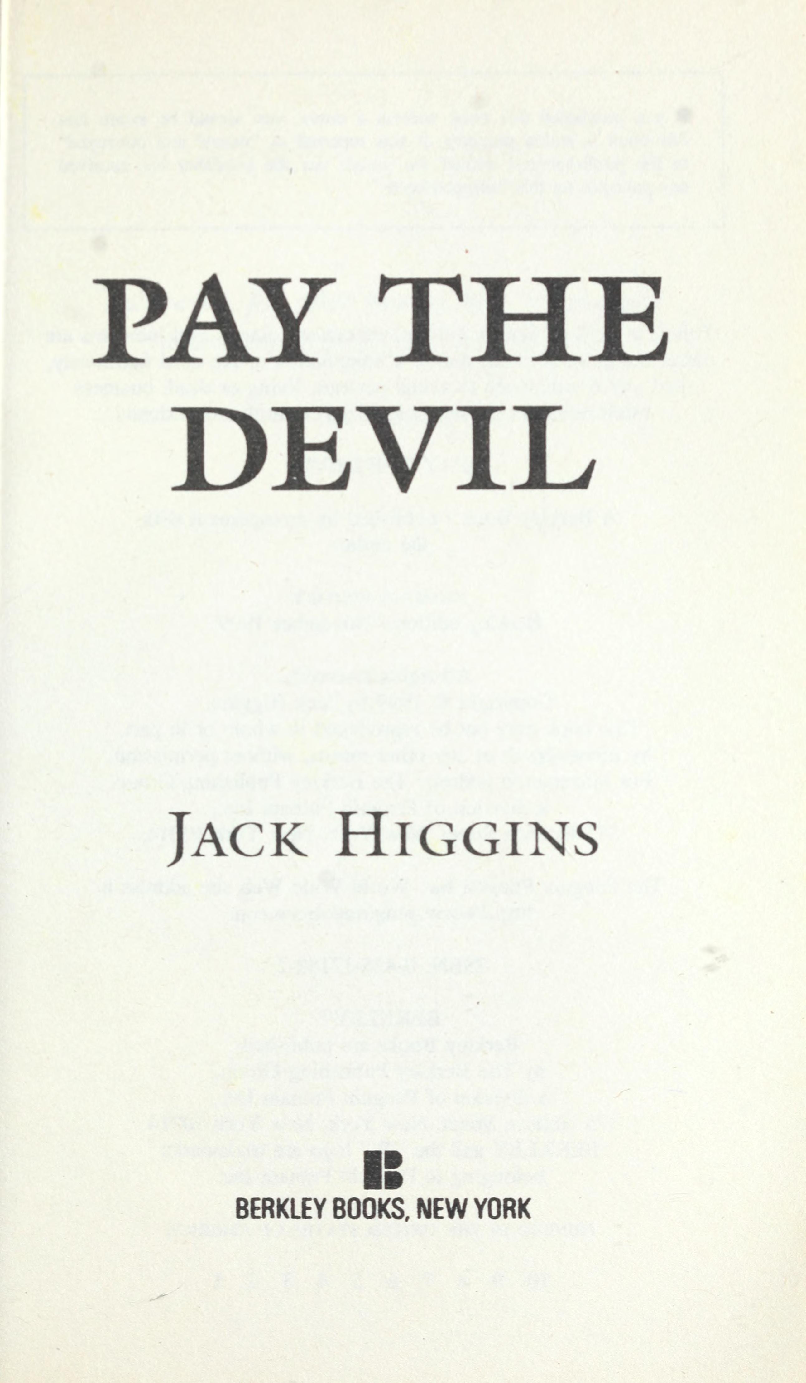 Pay the Devil