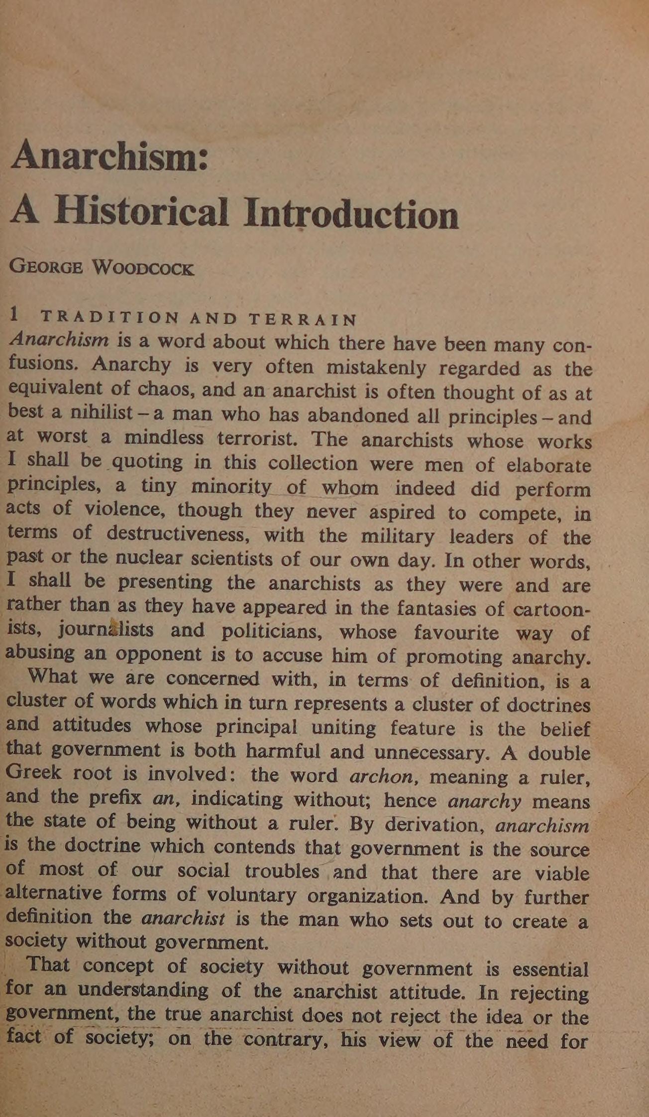 The Anarchist Reader