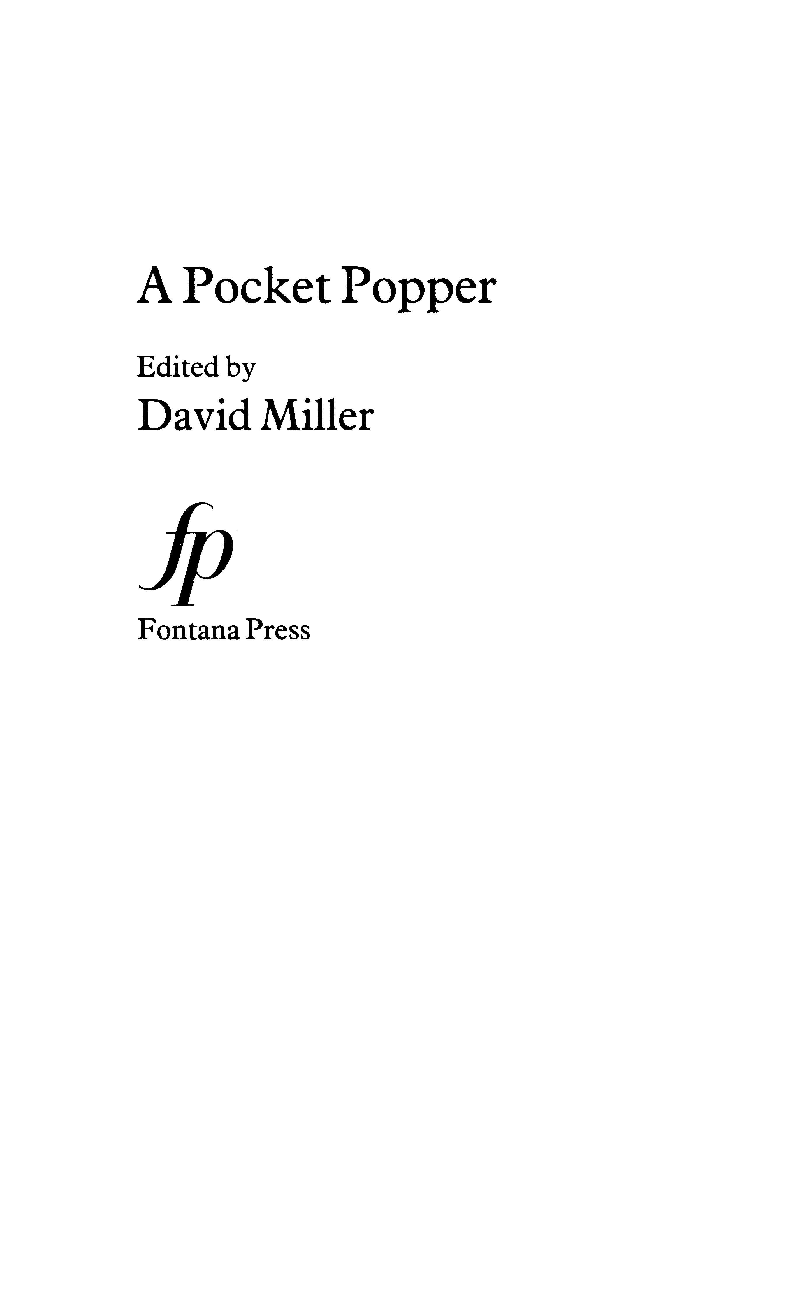 A Pocket Popper