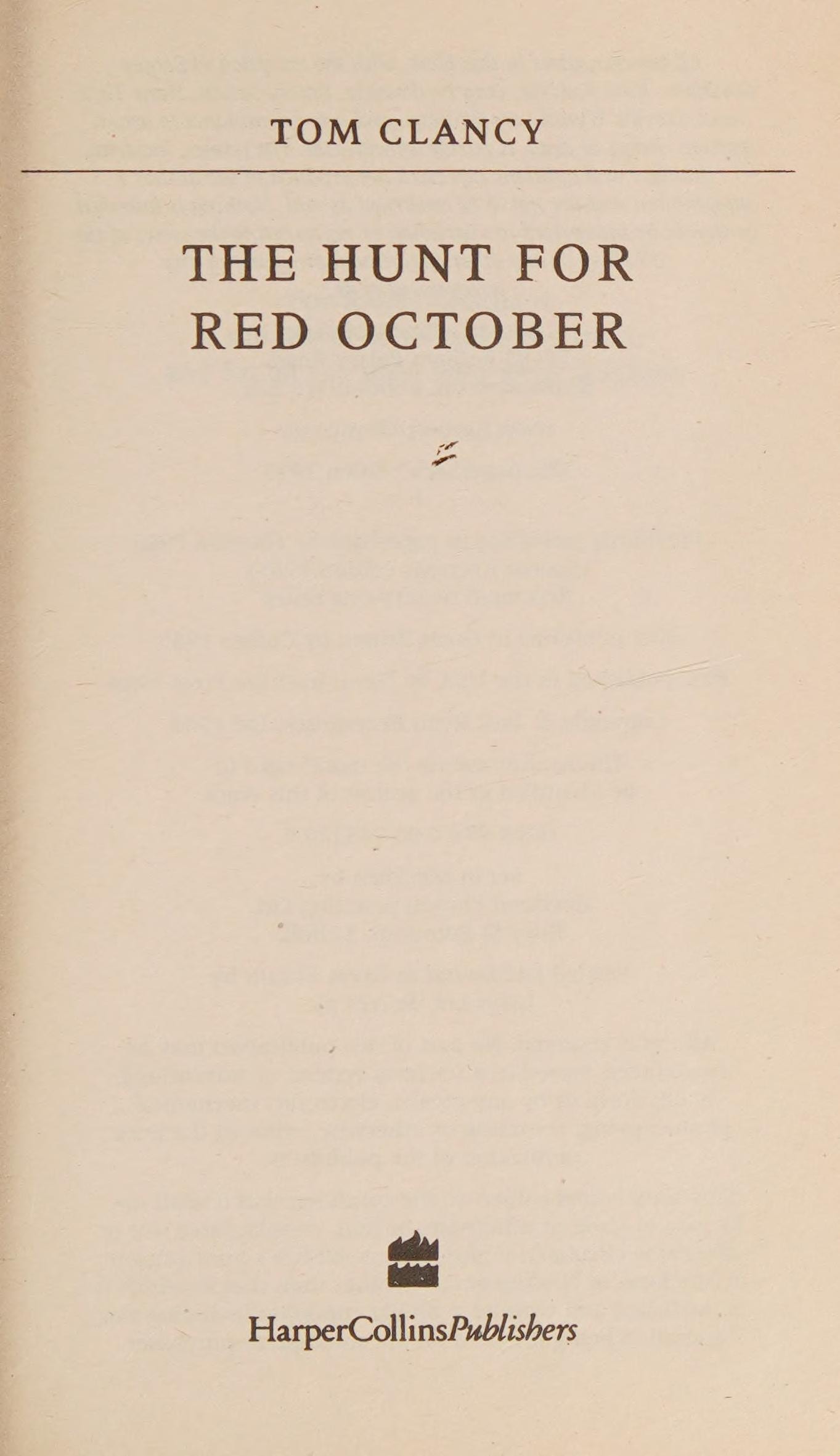 The Hunt for Red October
