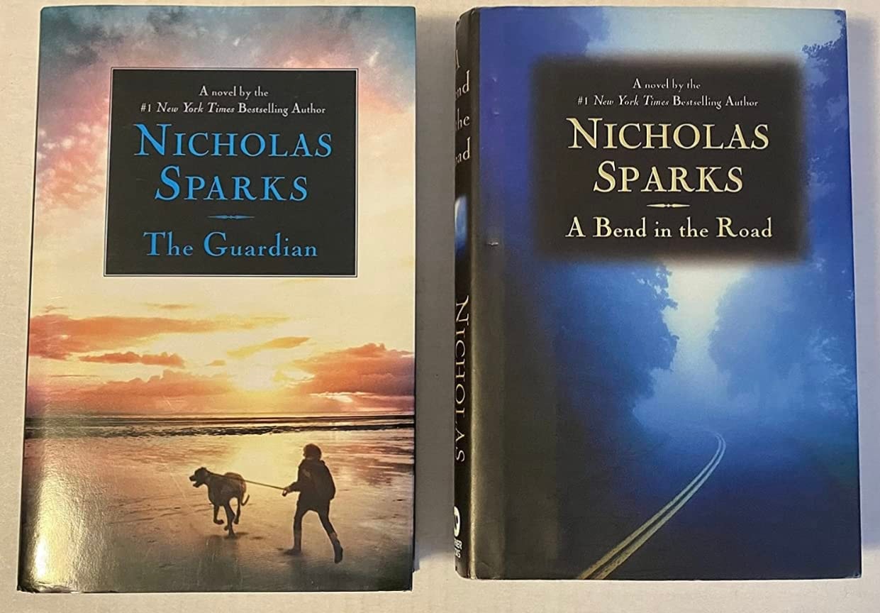 2 Nicholas Sparks Books! 1) The Guardian 2) A Bend in the Road