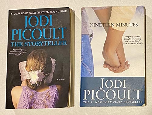2 Books! 1) The Storyteller 2) Nineteen Minutes