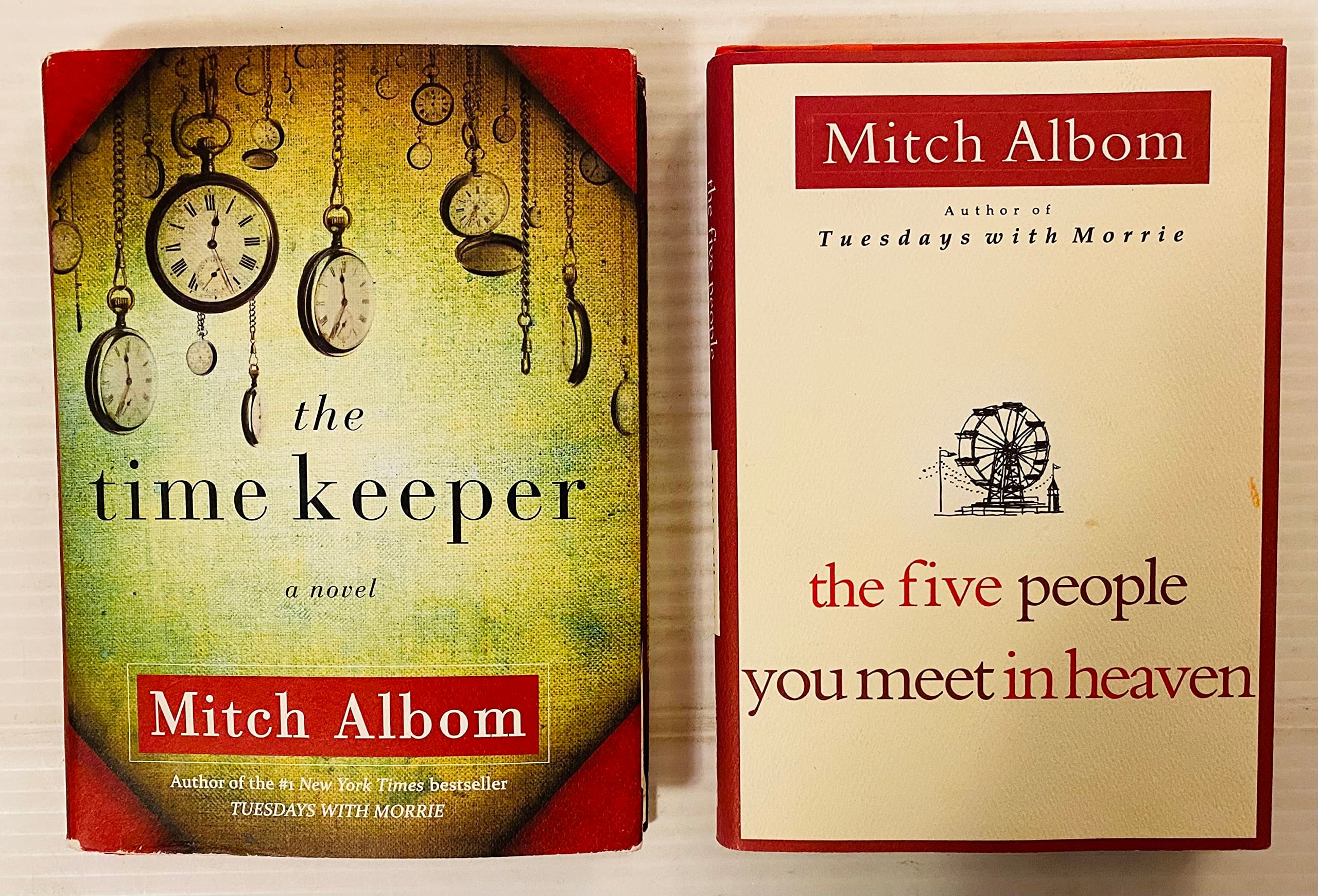 2 Books! 1) The Time Keeper 2) The Five People You Meet in Heaven