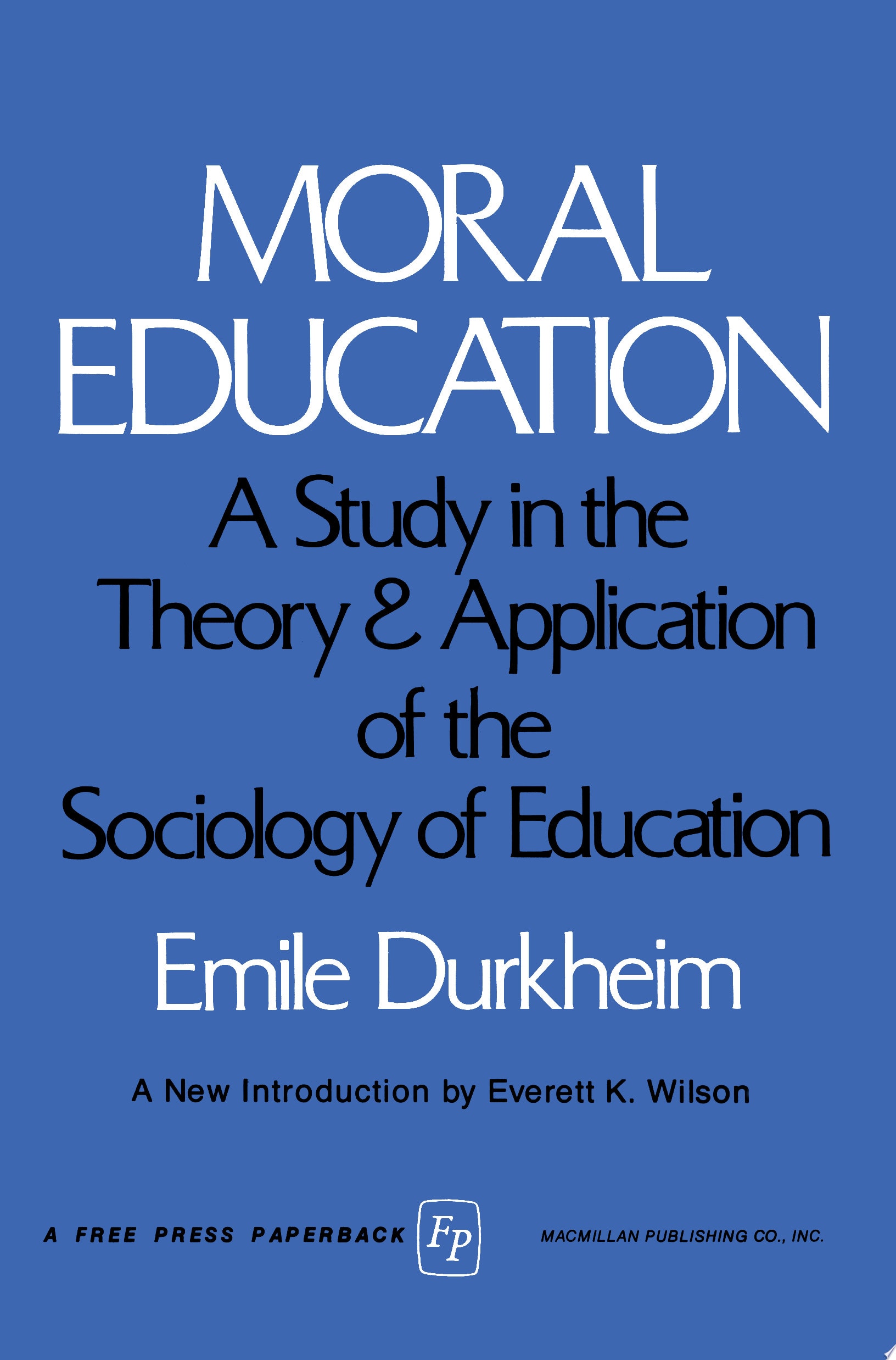 Moral Education