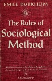 Rules of Sociological Method