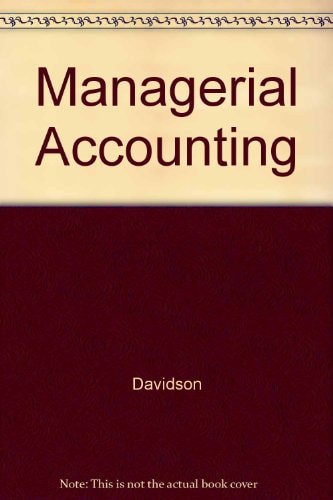Managerial Accounting