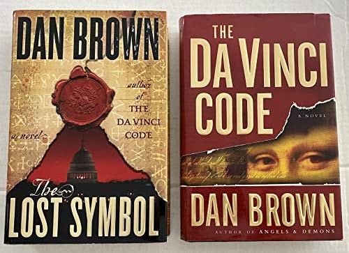2 Books! -1) The Lost Symbol 2) The Da Vinci Code