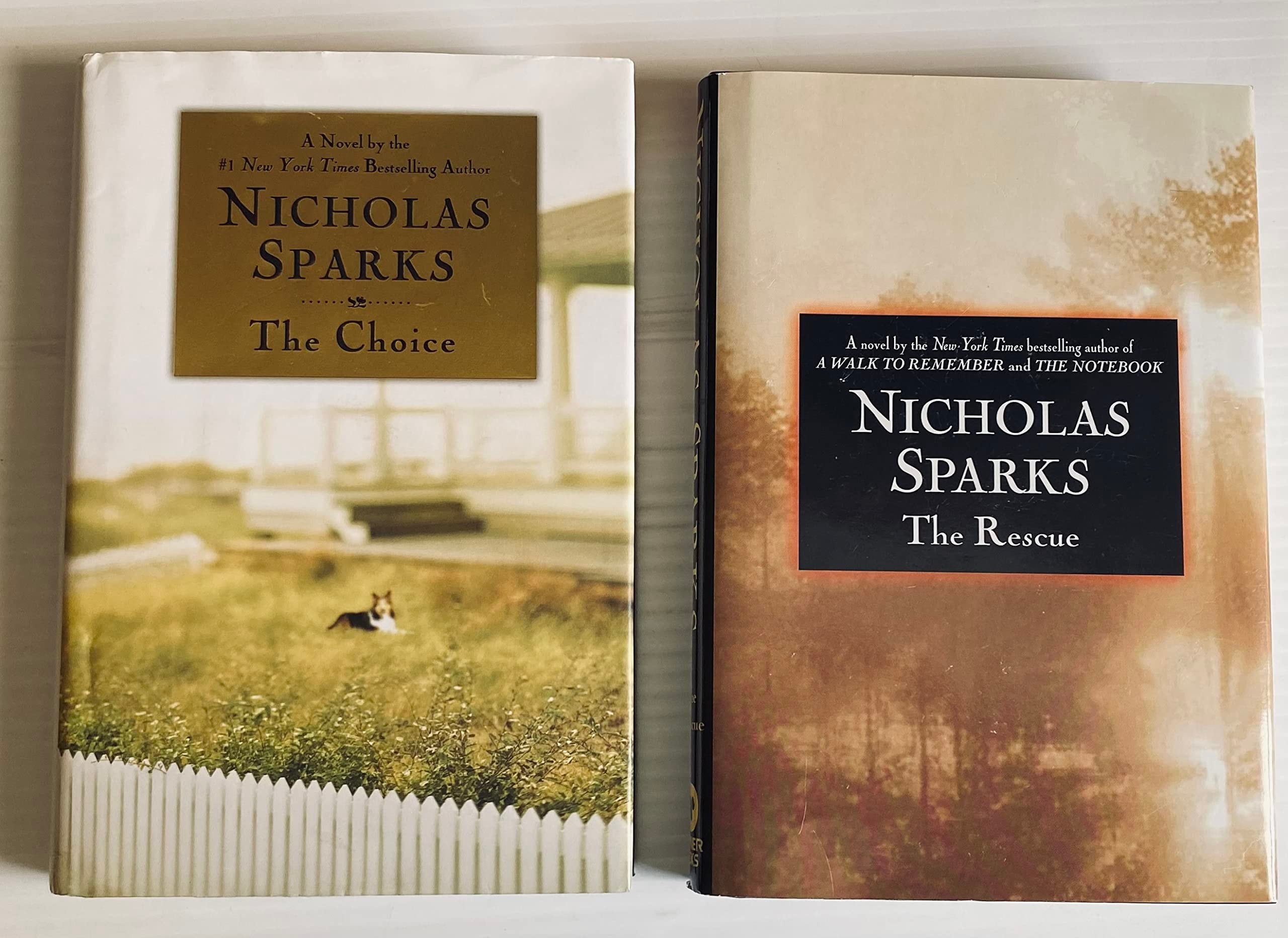 2 Nicholas Sparks Books! 1) The Choice 2) The Rescue