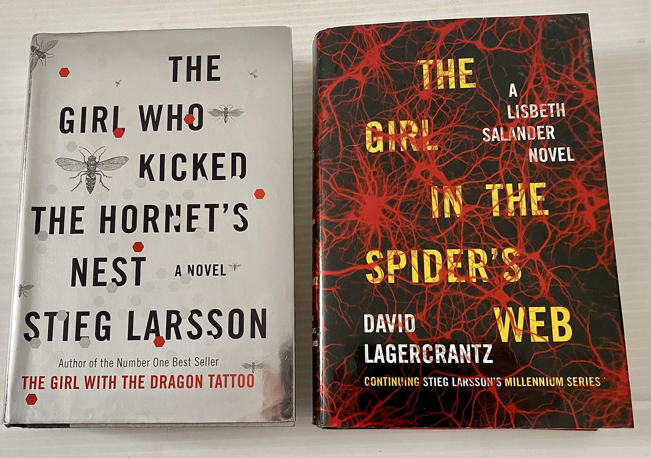 2 Books! 1) The Girl Who Kicked the Hornet's Nest 2) The Girl in the Spider's Web