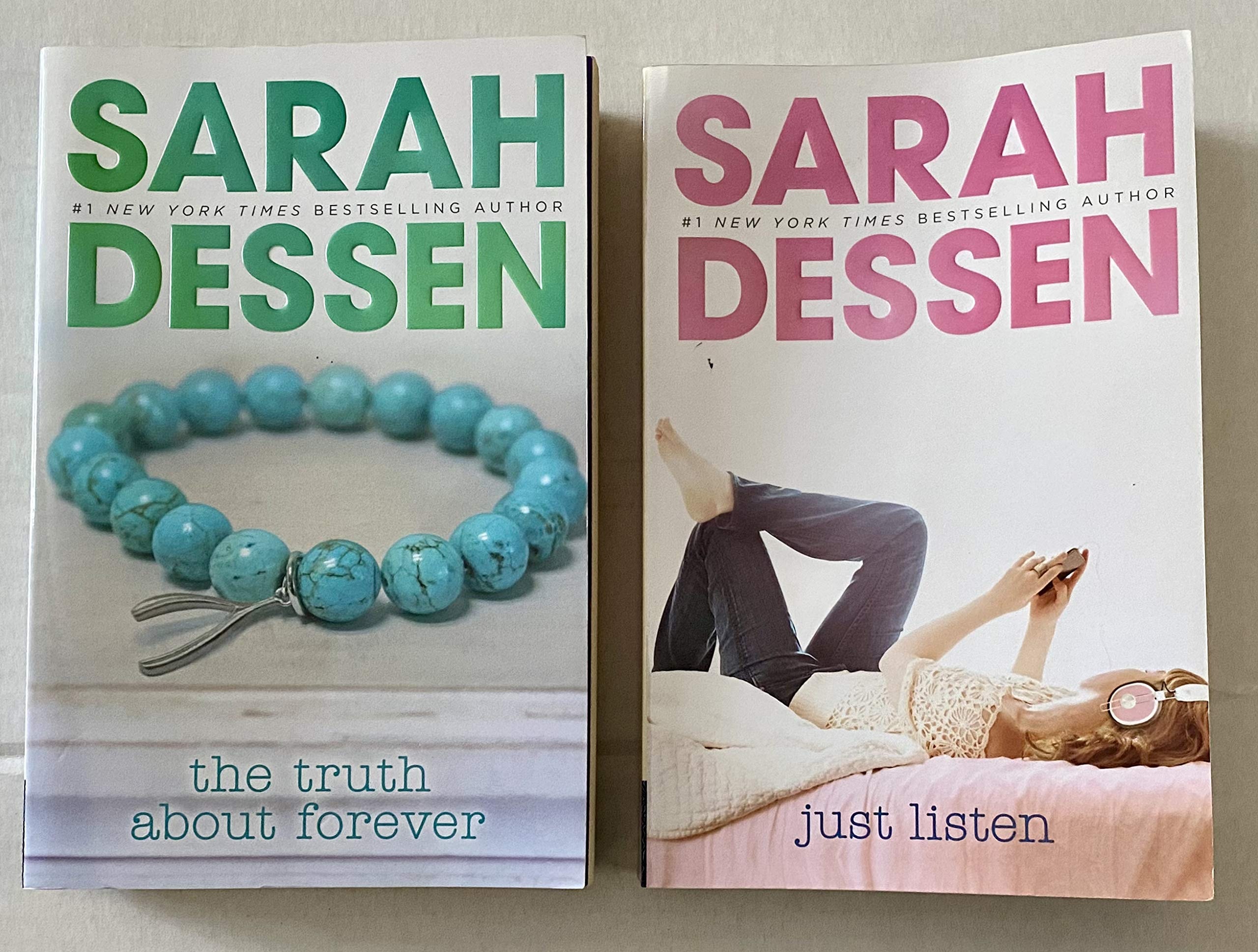 2 Books! 1) The Truth About Forever 2) Just Listen