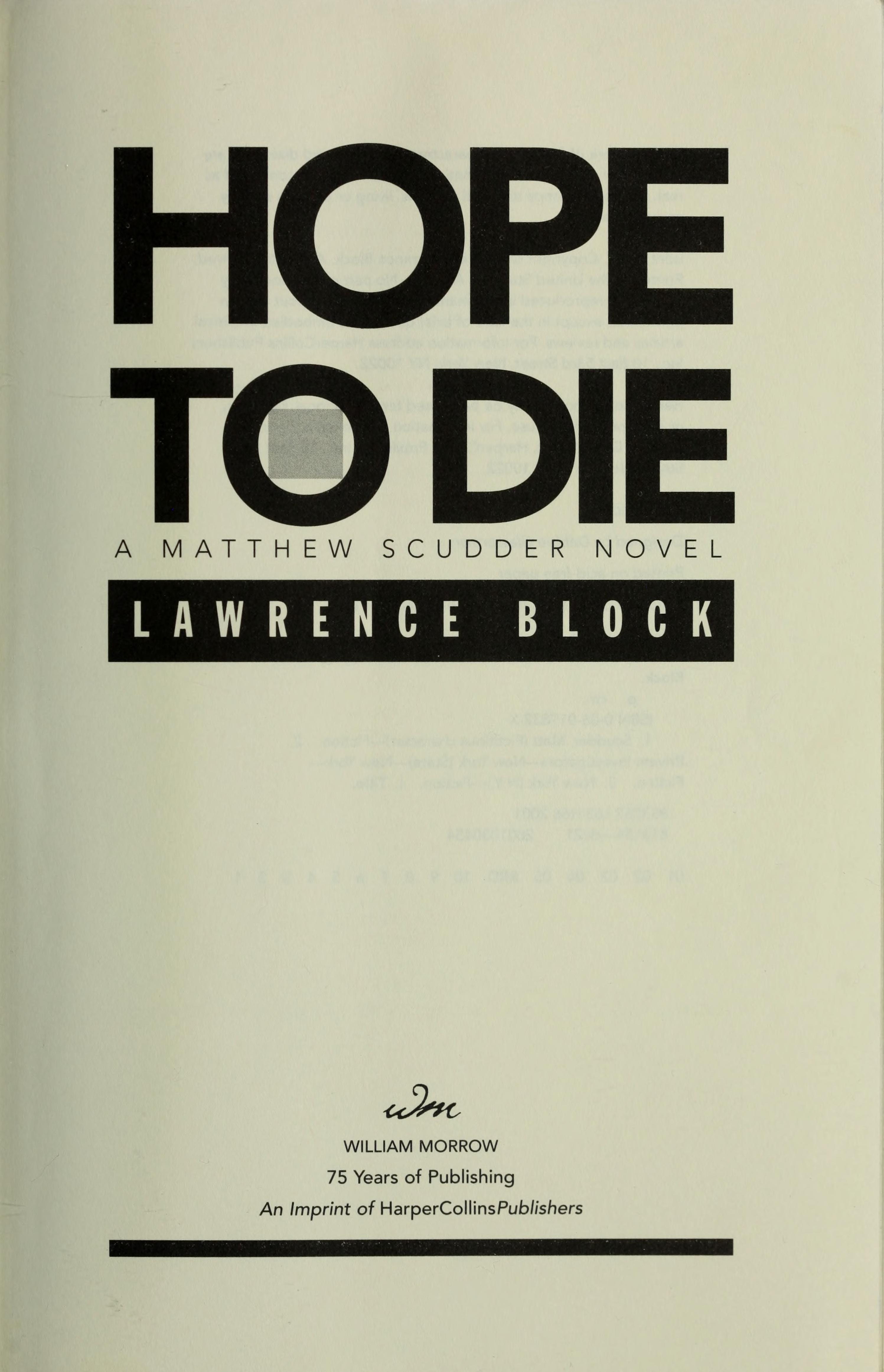 Hope to Die