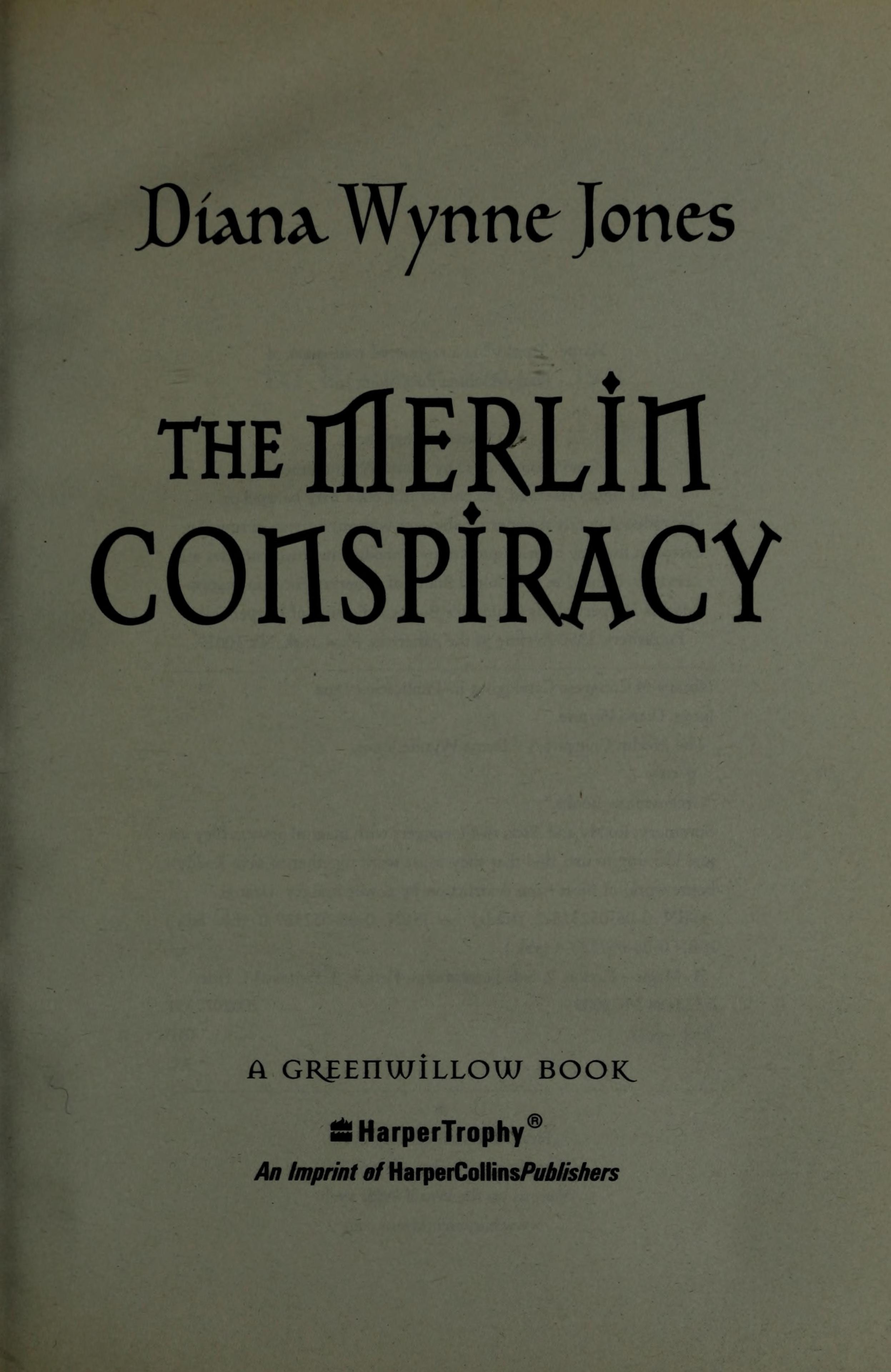 The Merlin Conspiracy