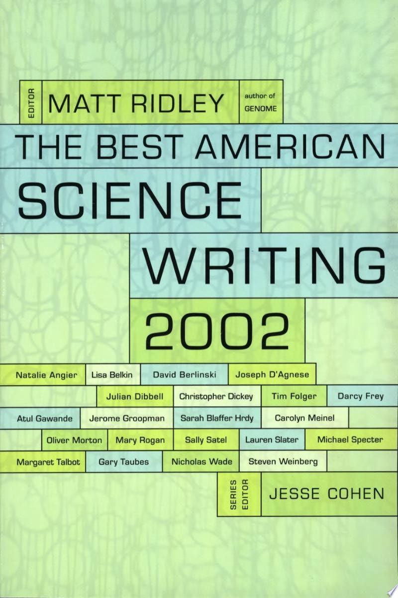 The Best American Science Writing 2002