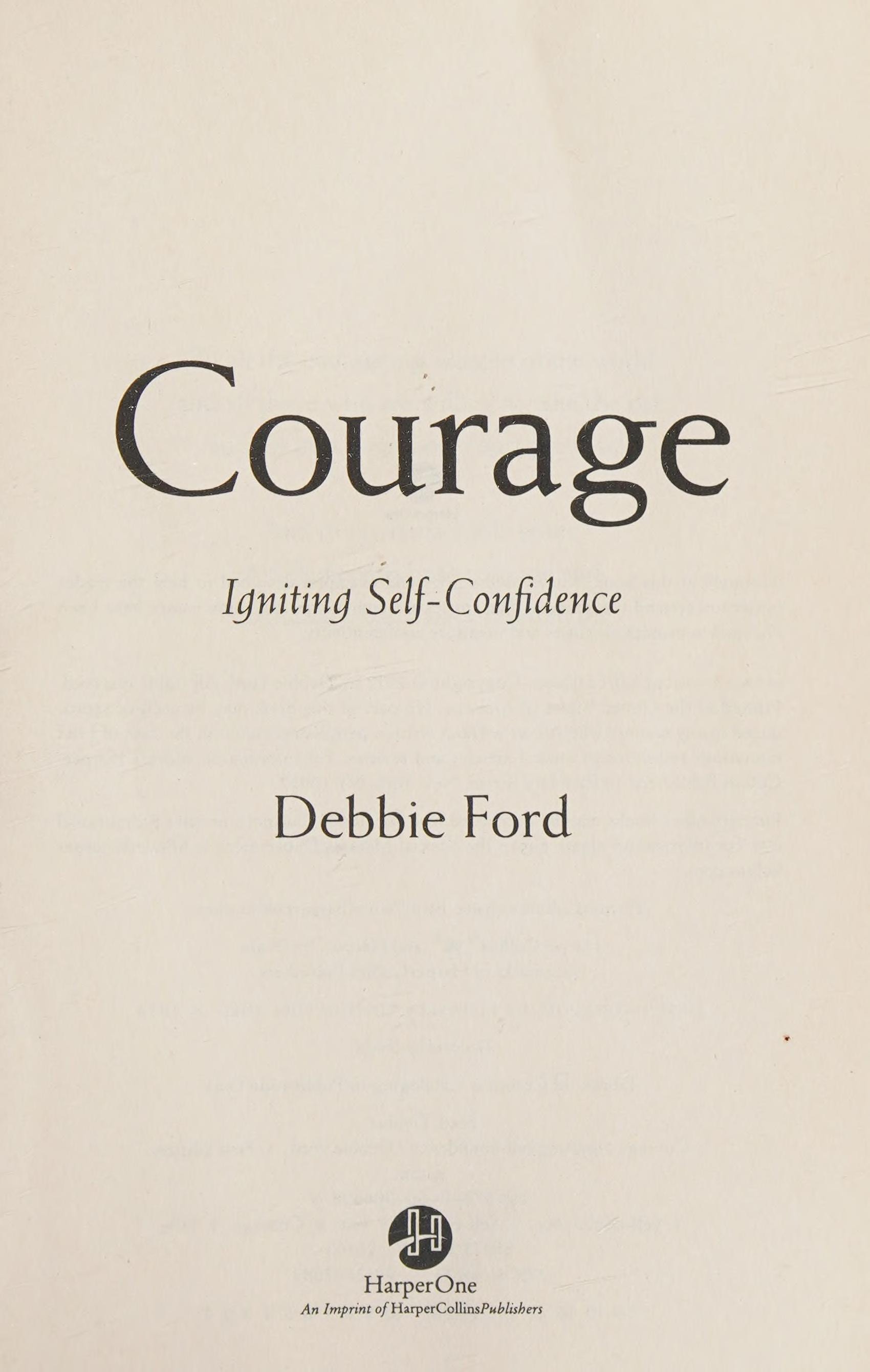 Courage Igniting Self-Confidence