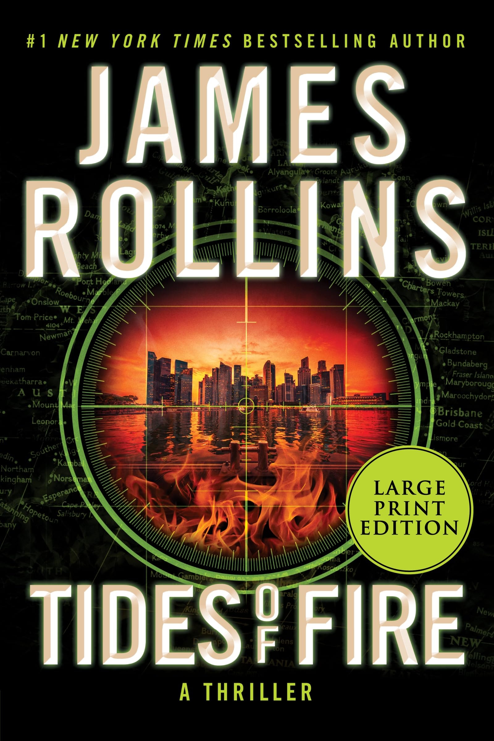 Tides of Fire [Large Print] A Sigma Force Novel