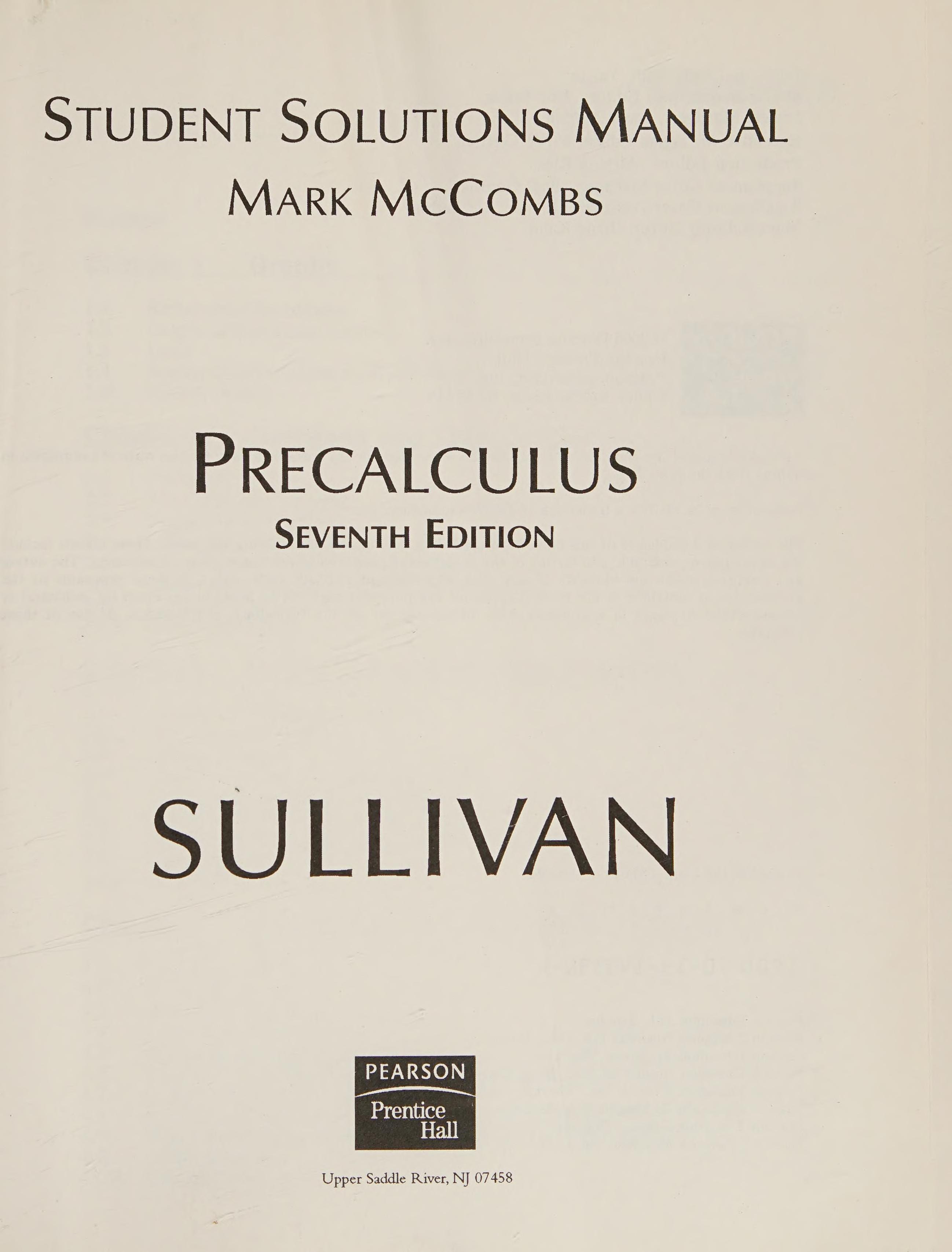 Precalculus