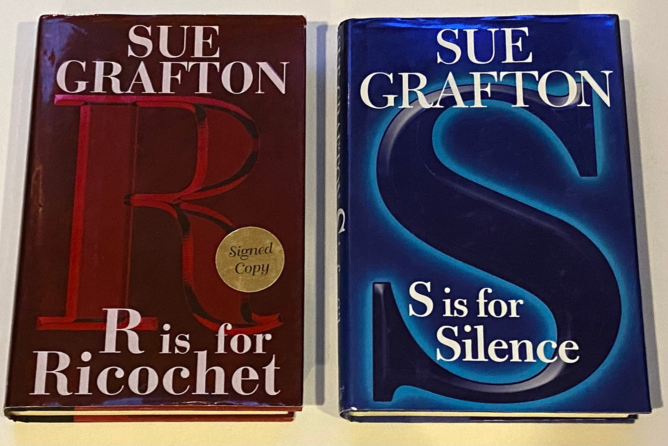2 Books! 1) R is for Ricochet 2) S is for Silence