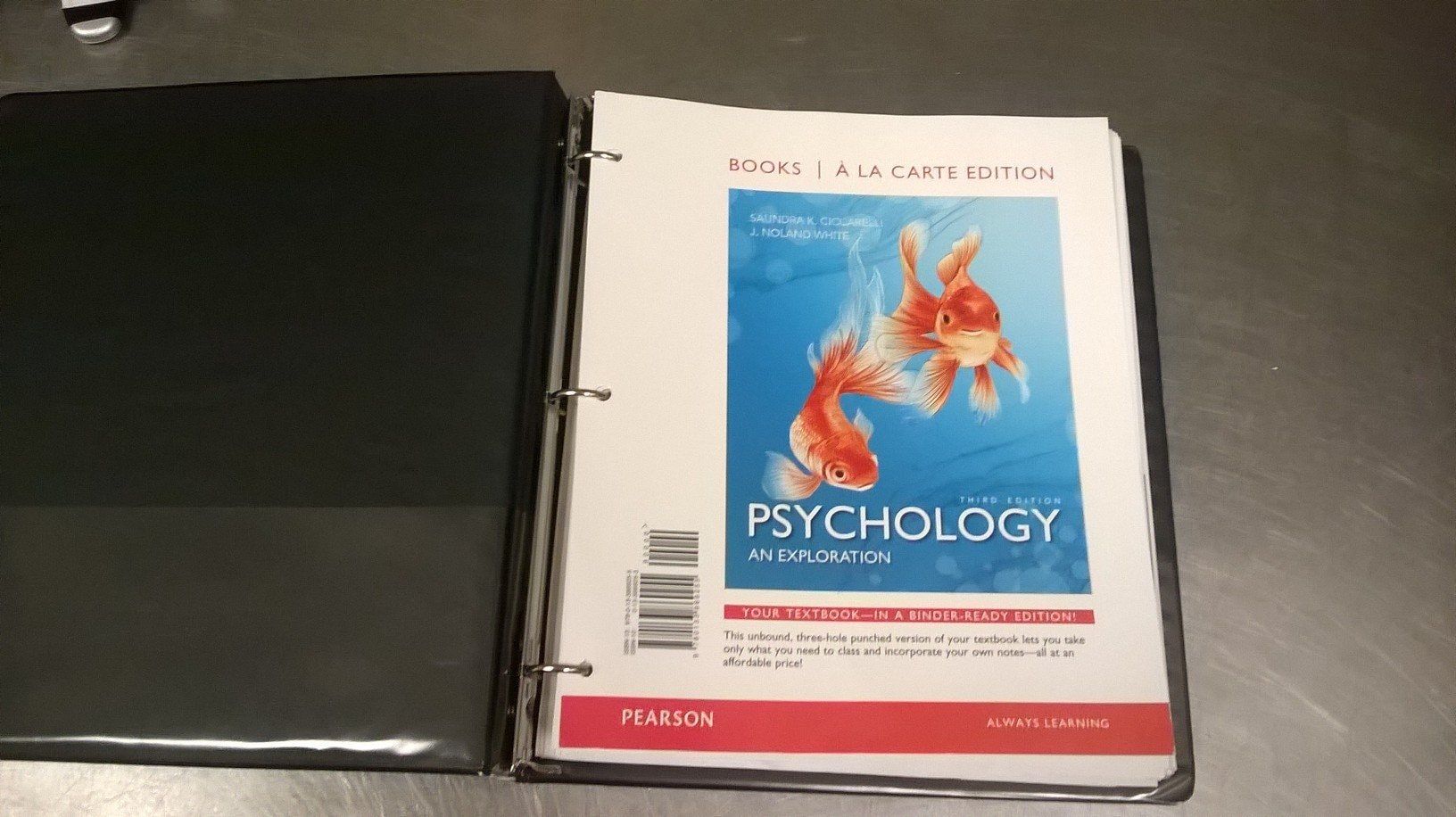 Psychology An Exploration, Books a la Carte Edition