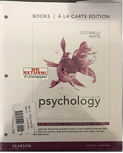 Psychology, Books a la Carte Edition; REVEL for Psychology