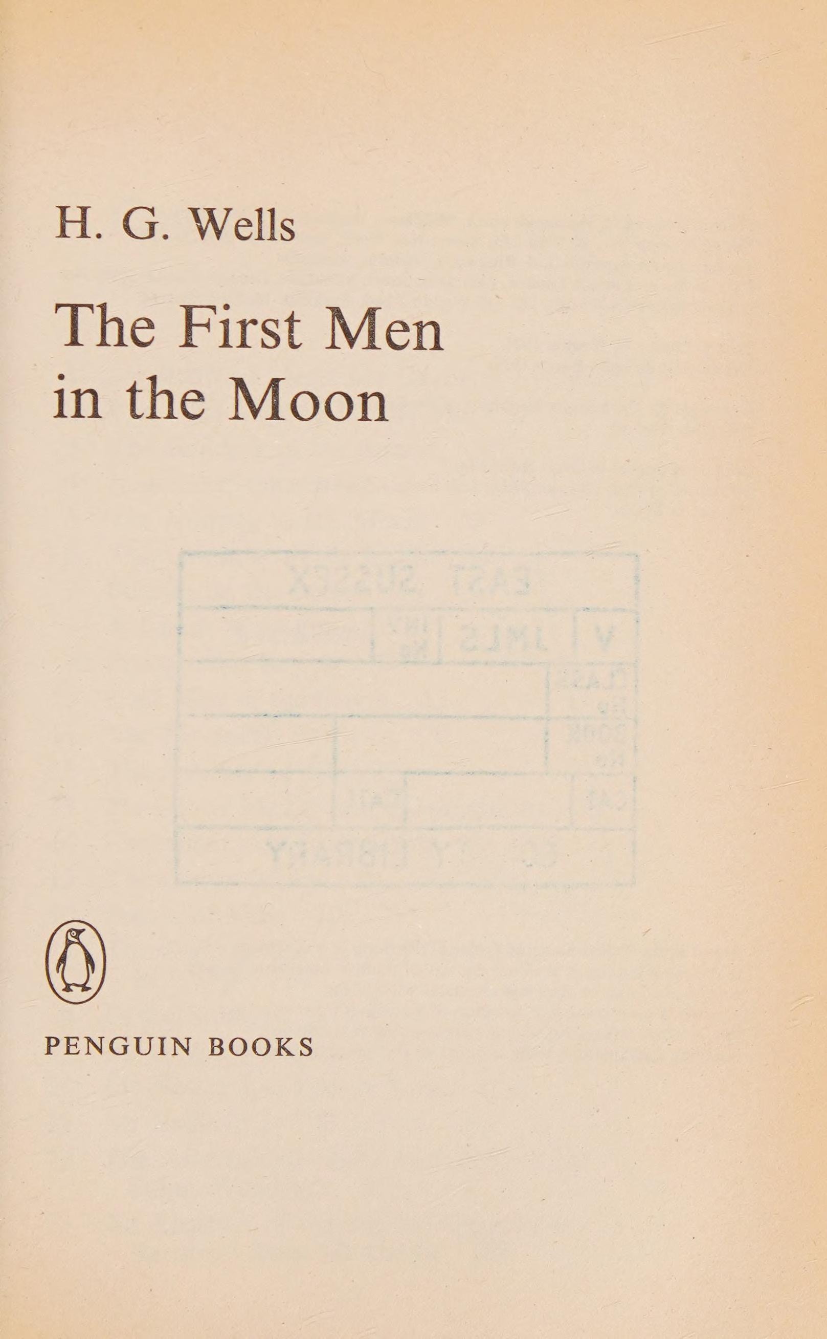 The First Men in the Moon