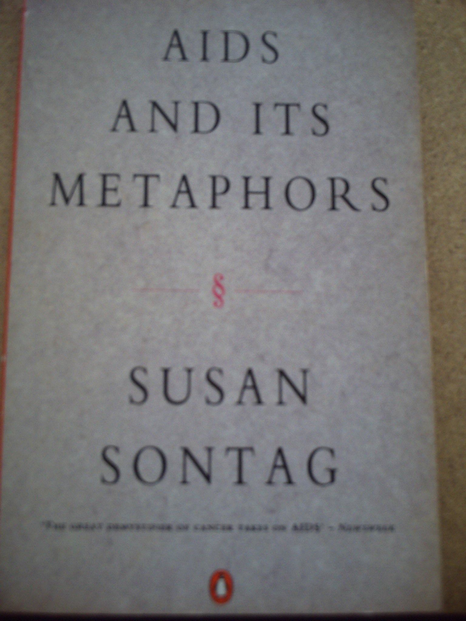 Aids and Its Metaphors