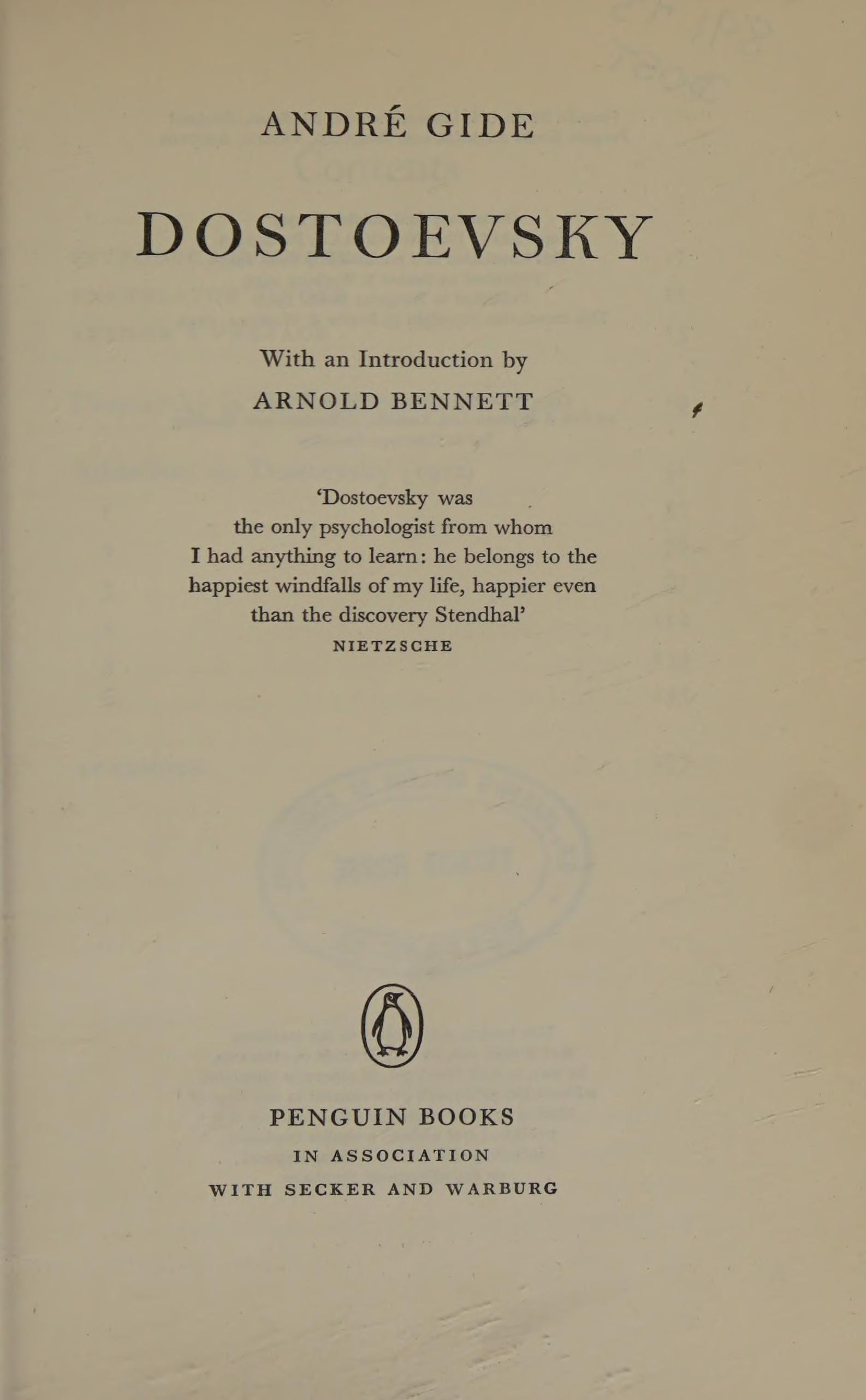 Dostoevsky