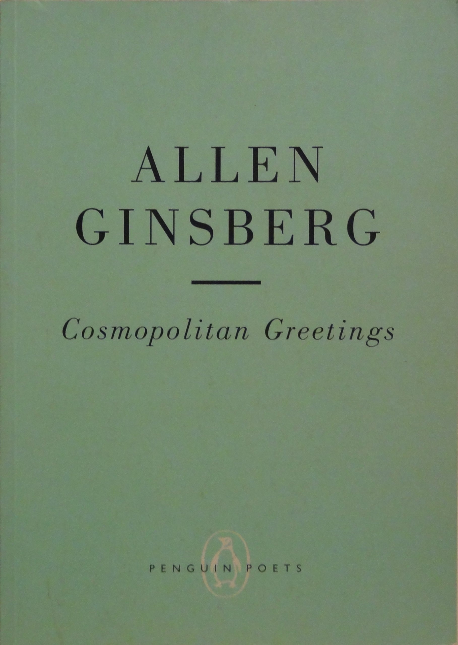 Cosmopolitan Greetings Poems 1986-1992