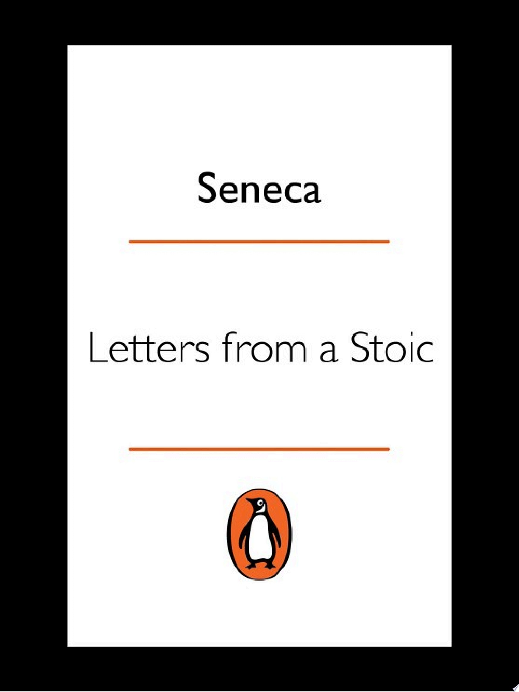 Letters from a Stoic Epistulae Morales Ad Lucilium