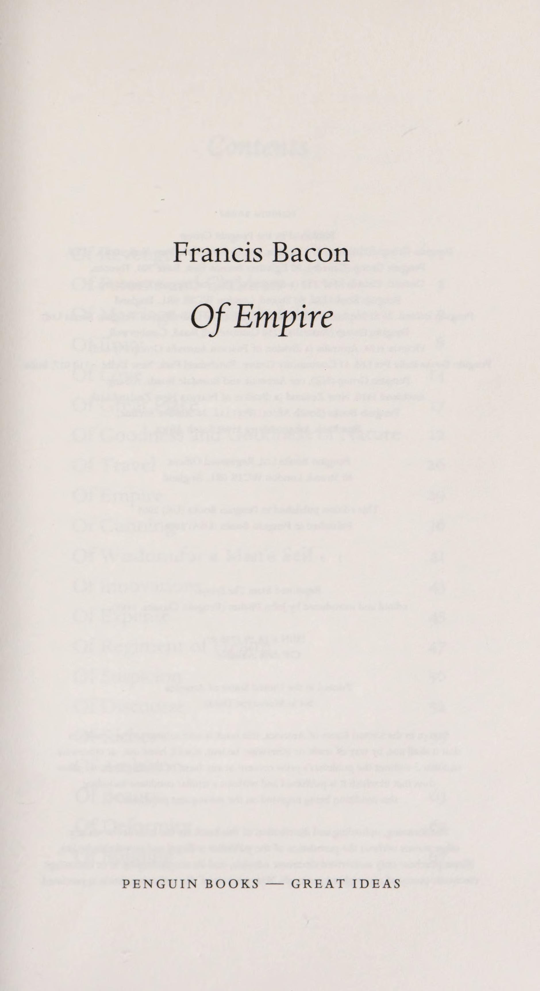 Of Empire