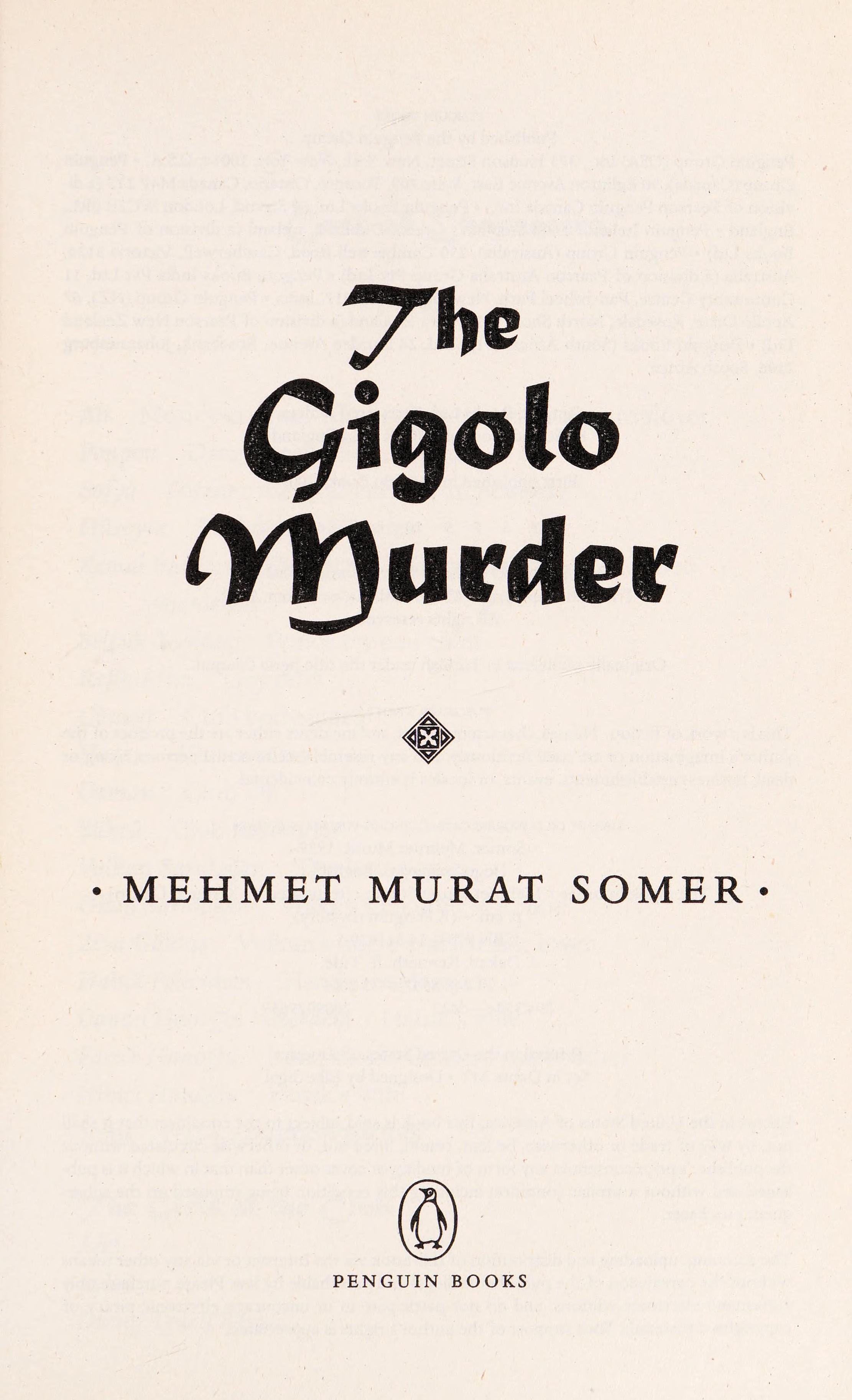 The Gigolo Murder