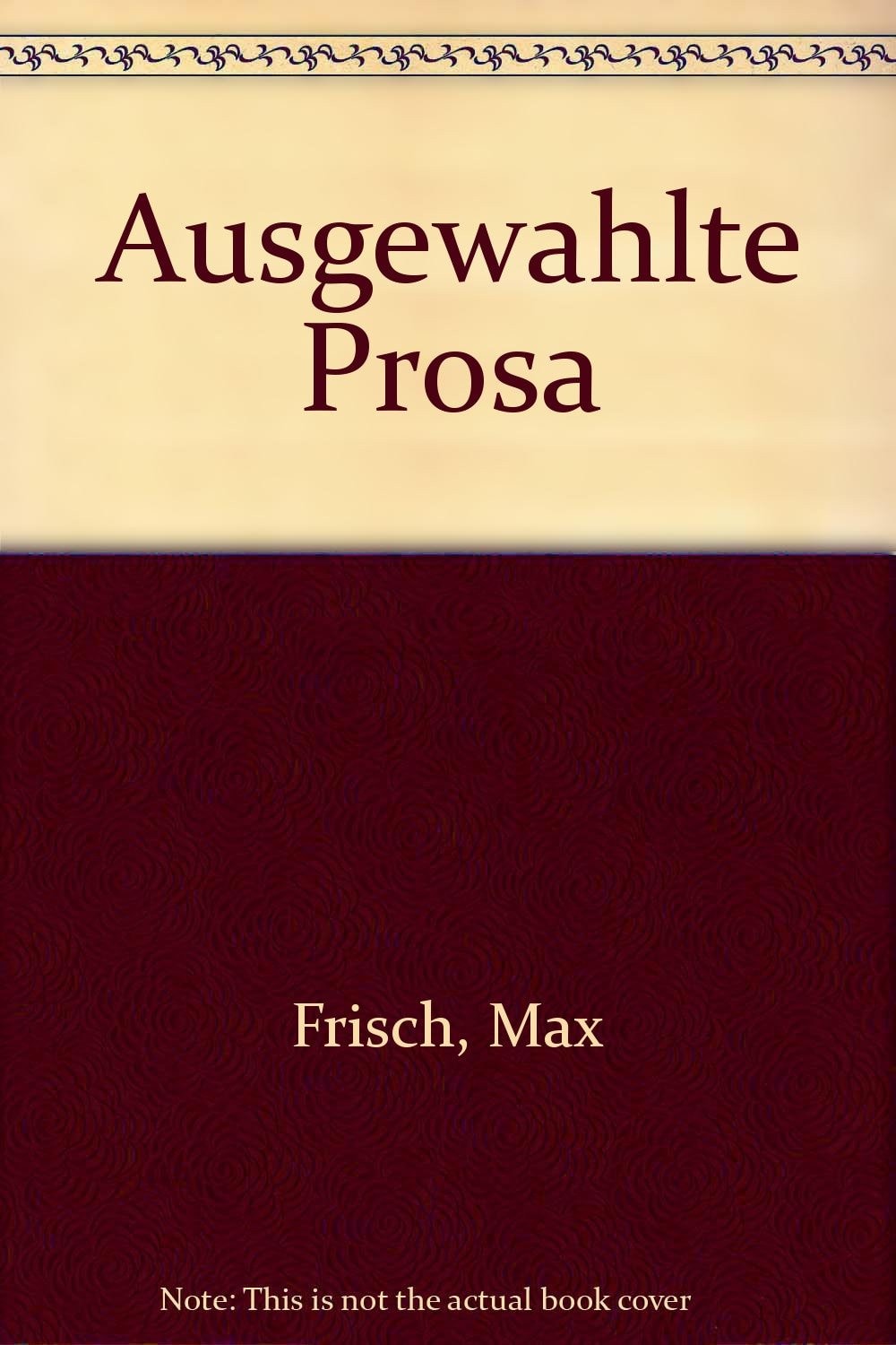 Ausgewahlte Prosa