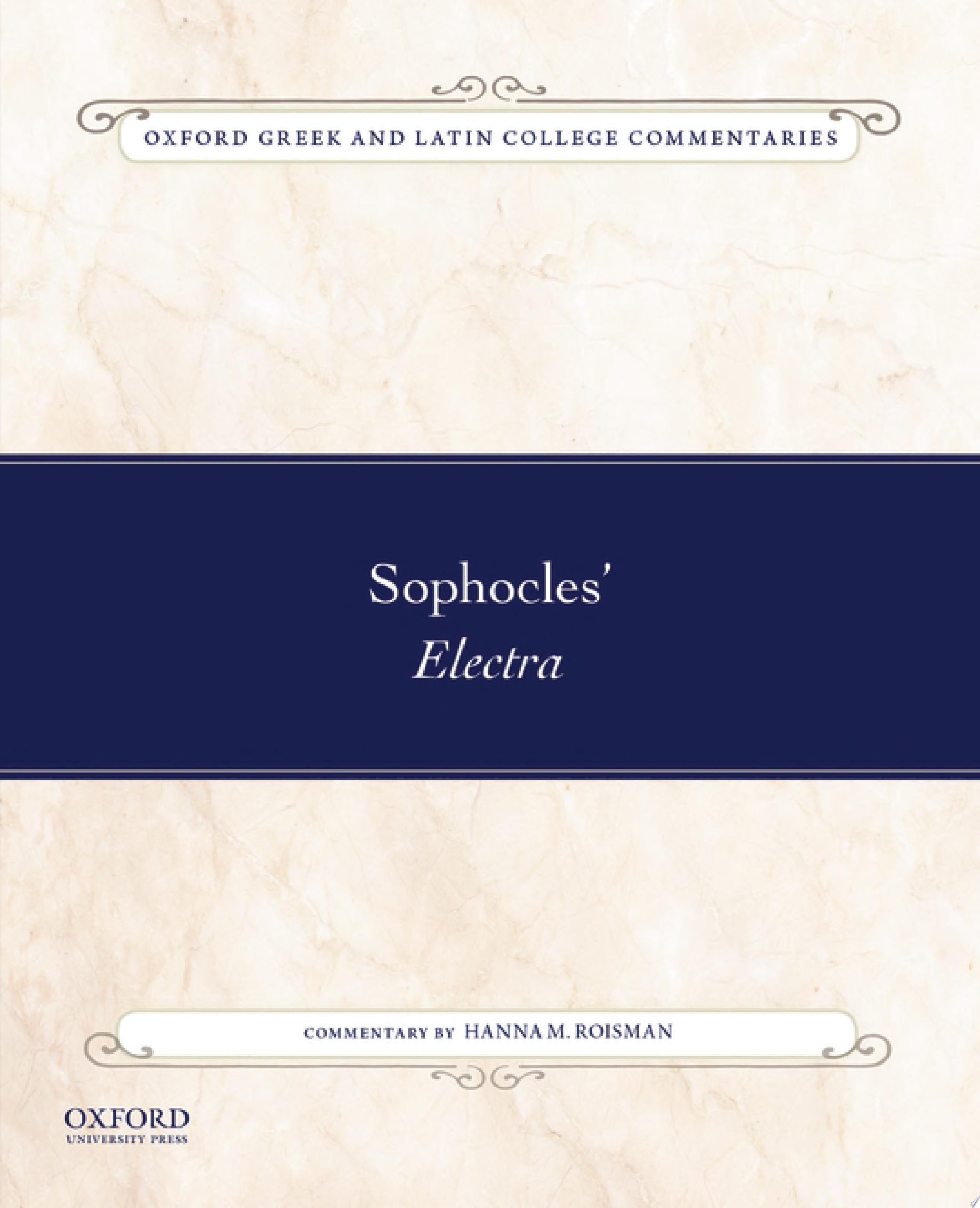Sophocles: Electra