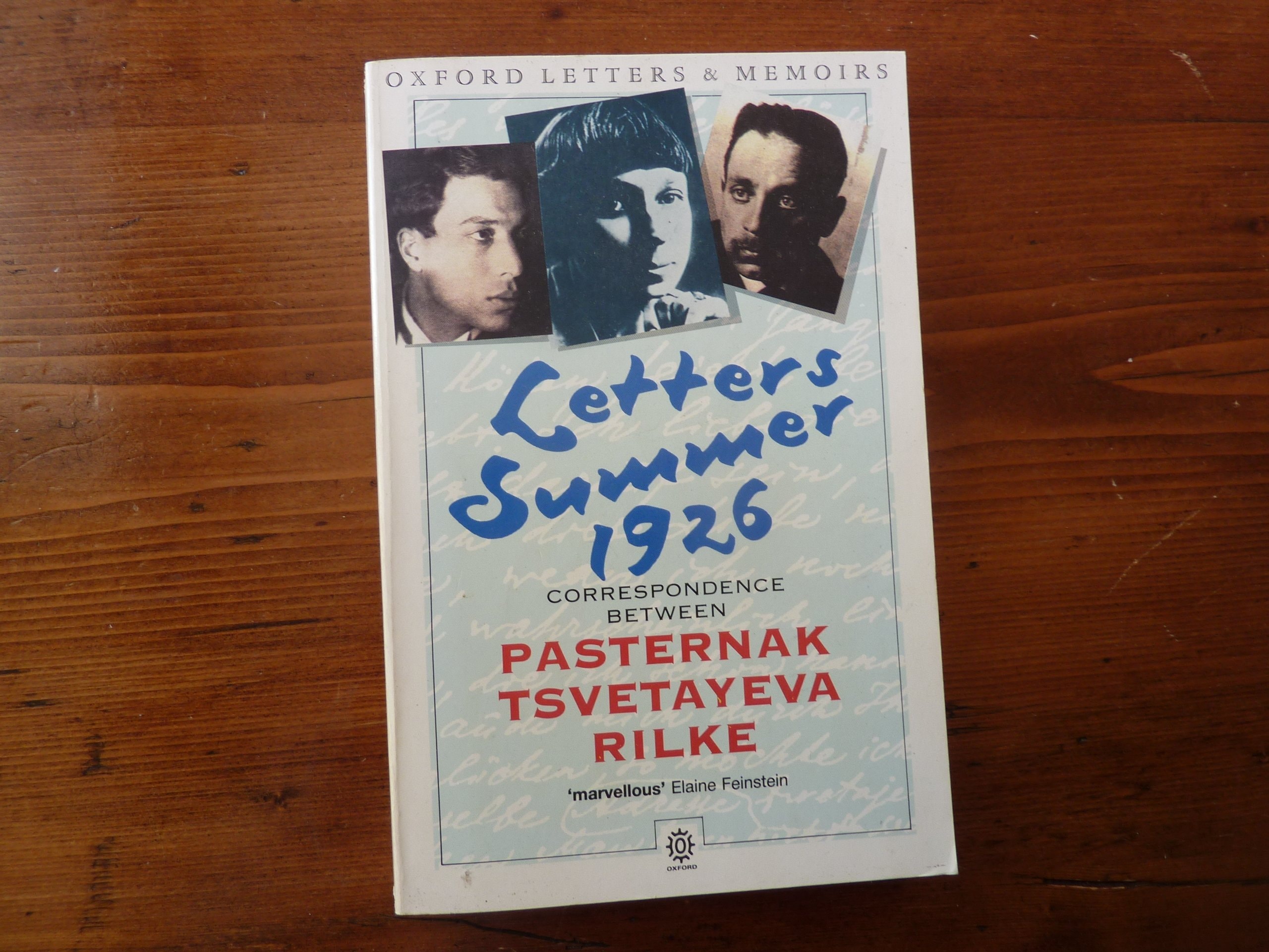 Letters, Summer 1926