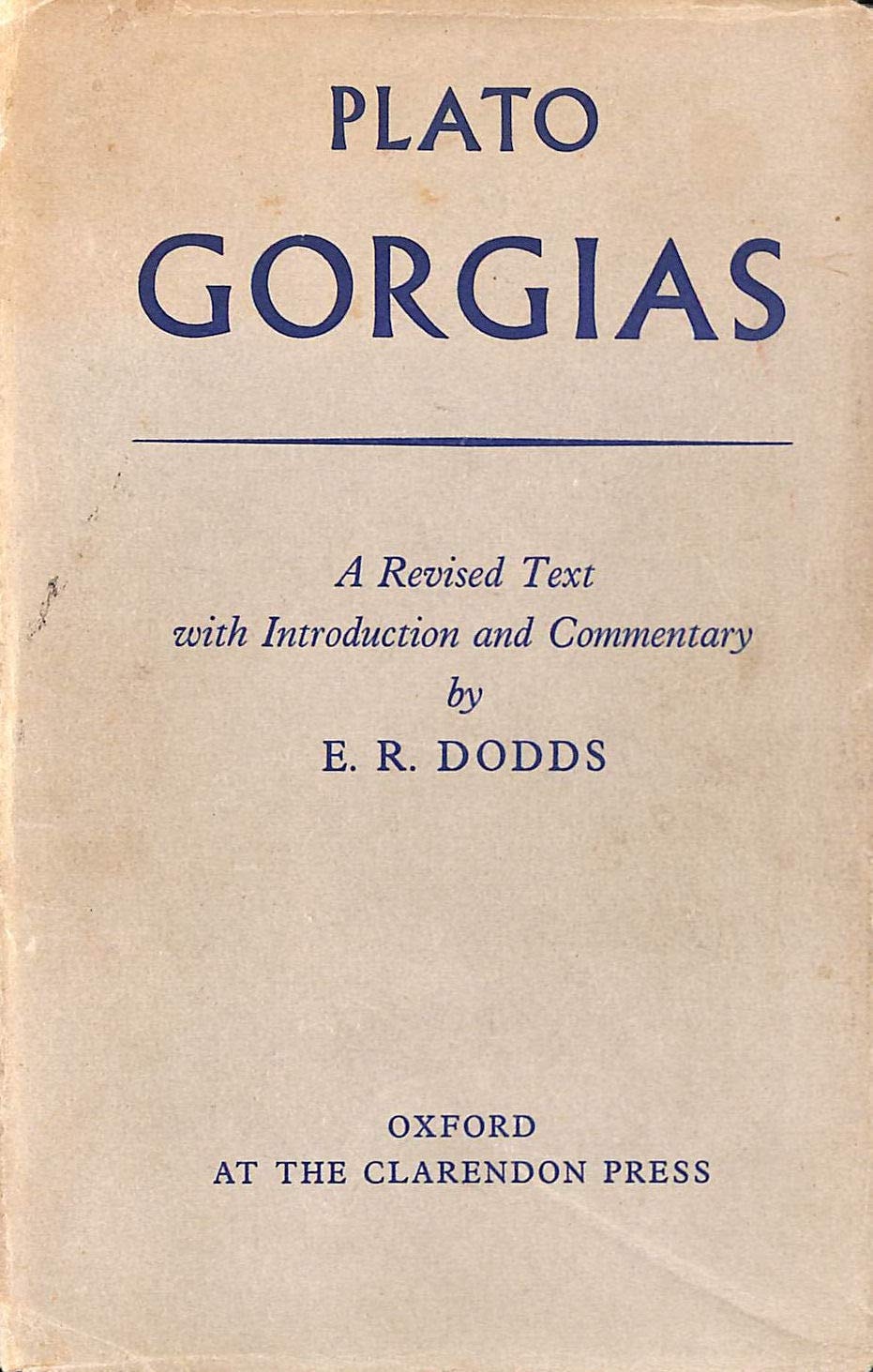 Gorgias a revised text