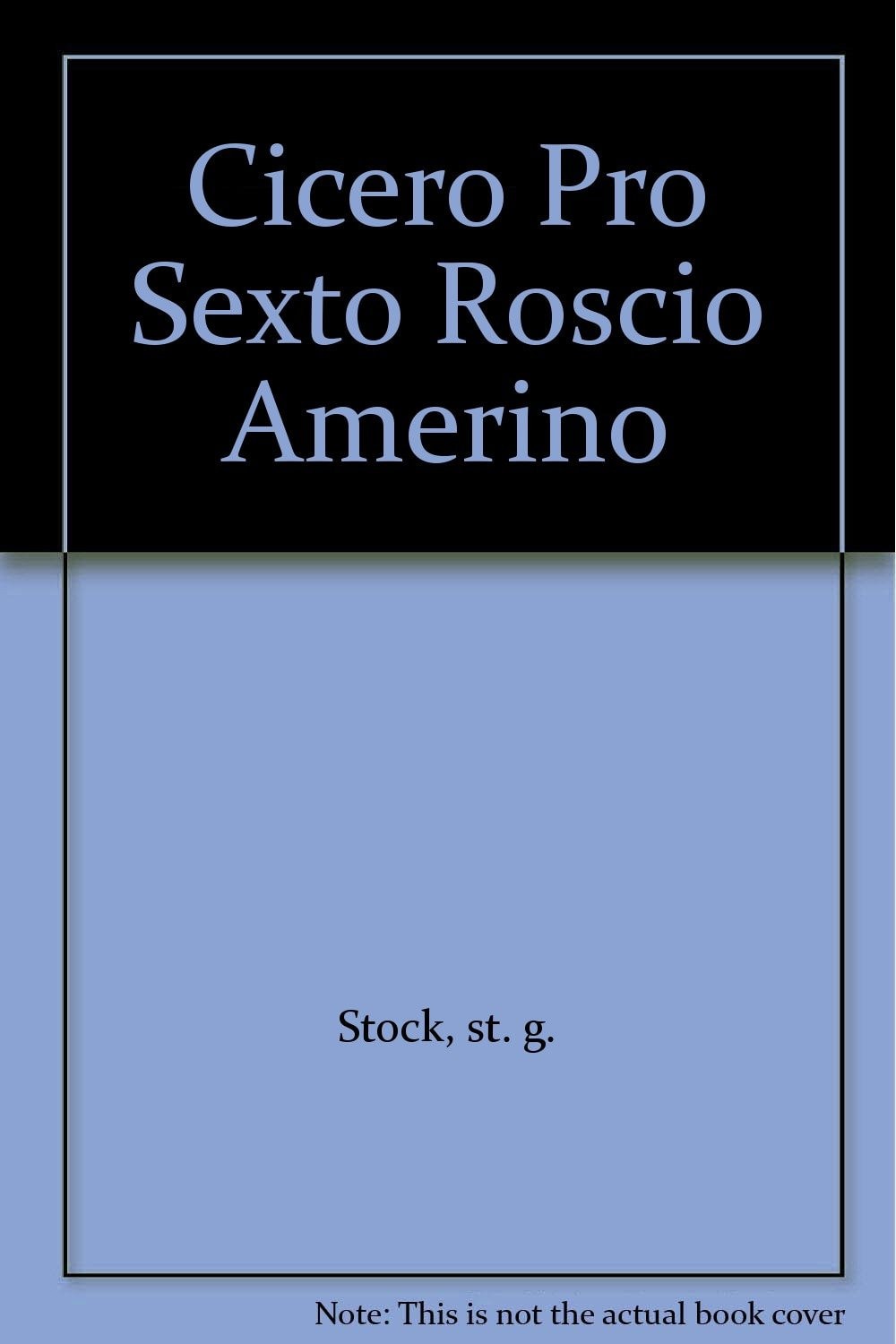Pro Sexto Roscio Amerino