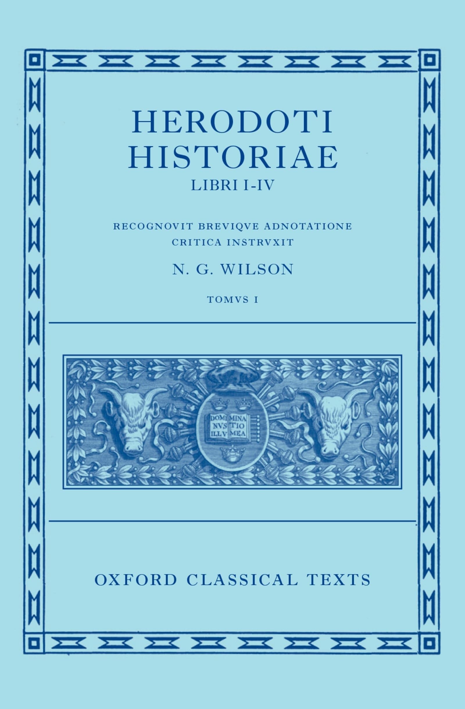 Herodoti Historiae; Volume 1