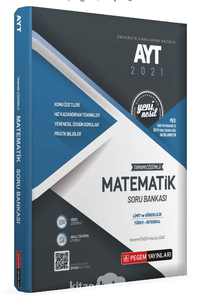 AYT 2021 Tamami Çözümlü Matematik Soru Bankasi Yeni Nesil (Limit ve Süreklilik-Türev-Integral)