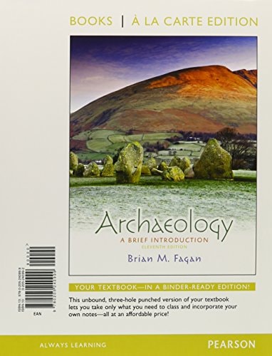 Archaeology A Brief Introduction, Books a la Carte Edition