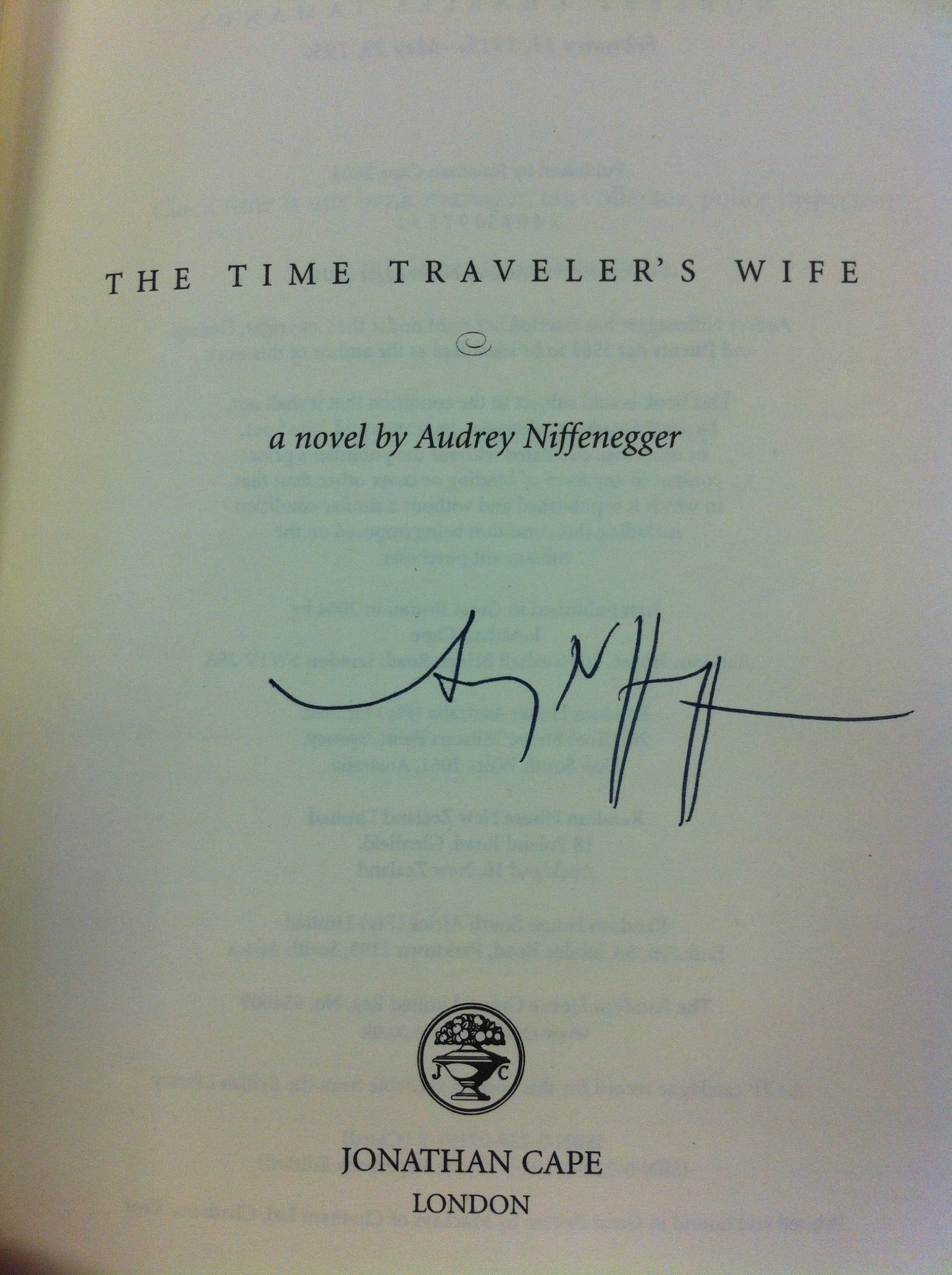 The Time Traveller's Wife A Novel