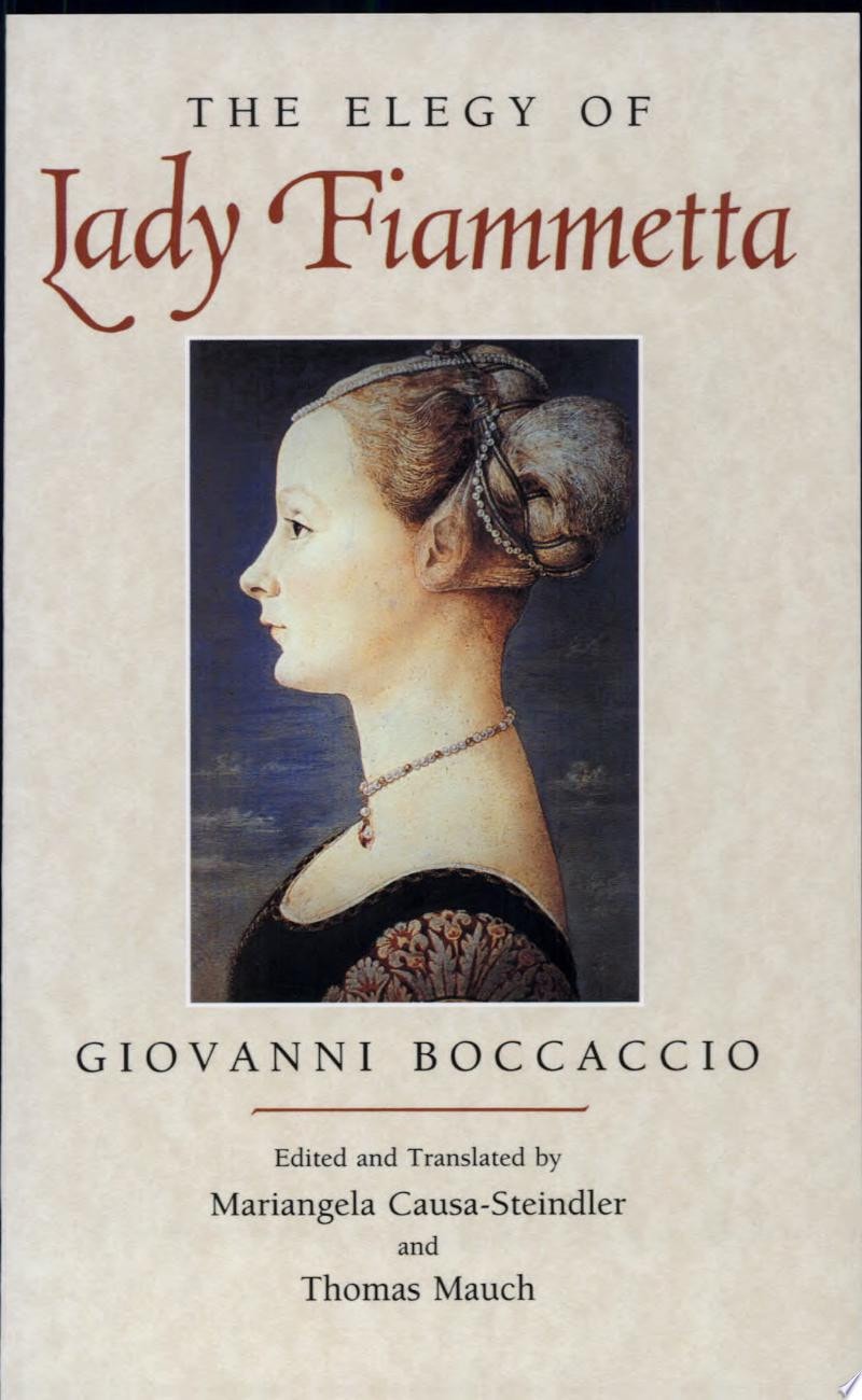 The Elegy of Lady Fiammetta