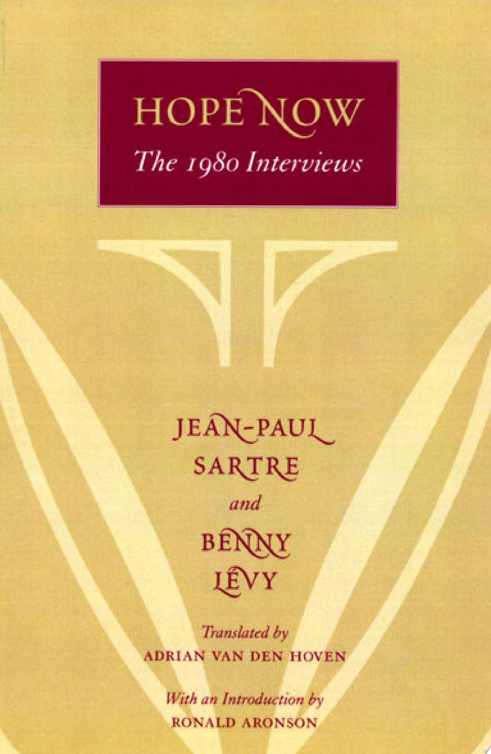 Hope Now The 1980 Interviews