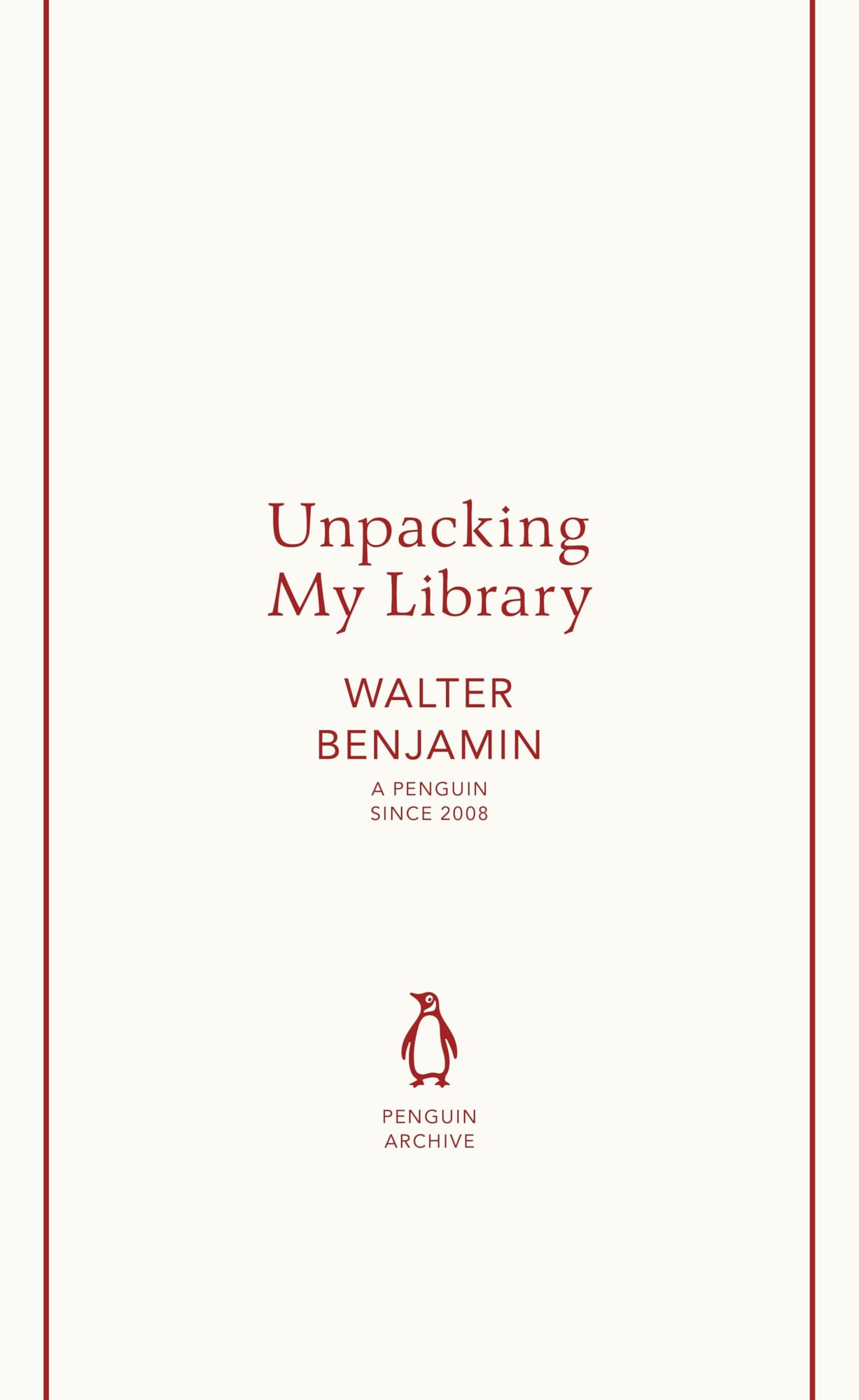 Unpacking My Library