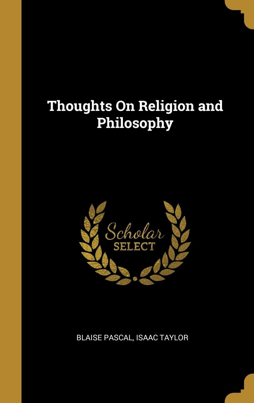 Thoughts on Religion and Philosophy (Classic Reprint)