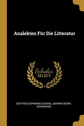 Analekten Fur Die Litteratur (1785)