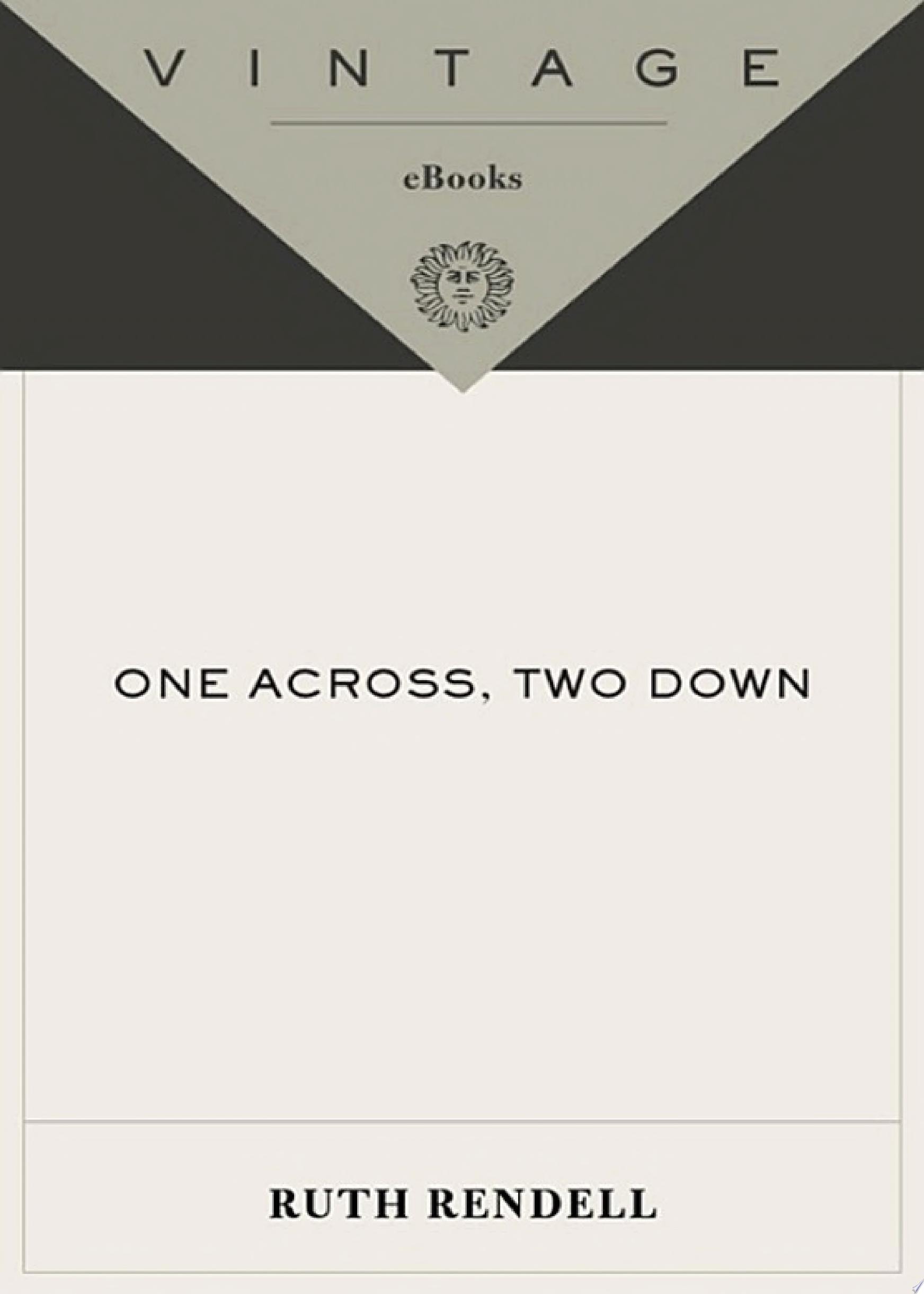 One Across, Two Down
