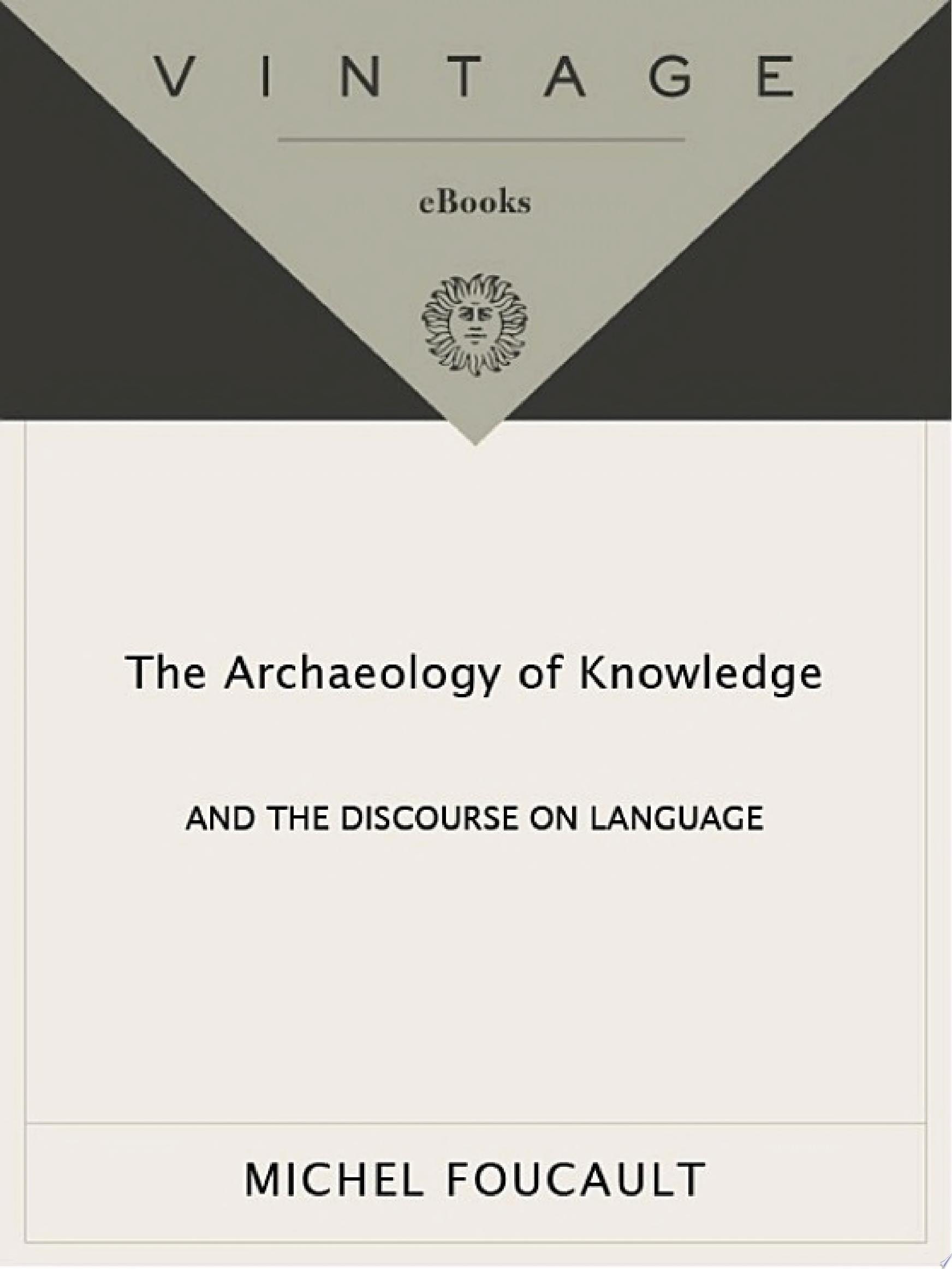 The Archaeology of Knowledge