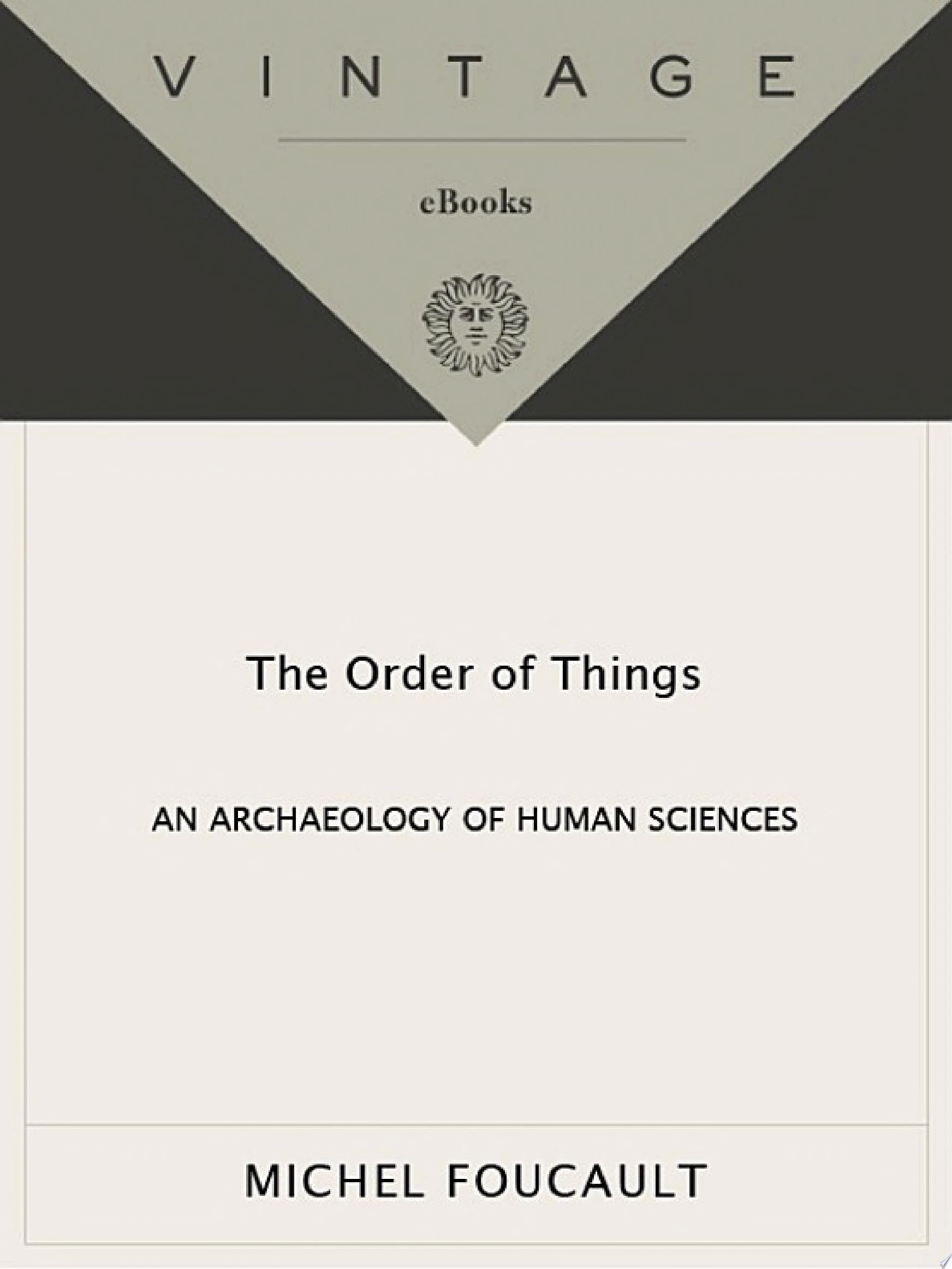 The Order of Things