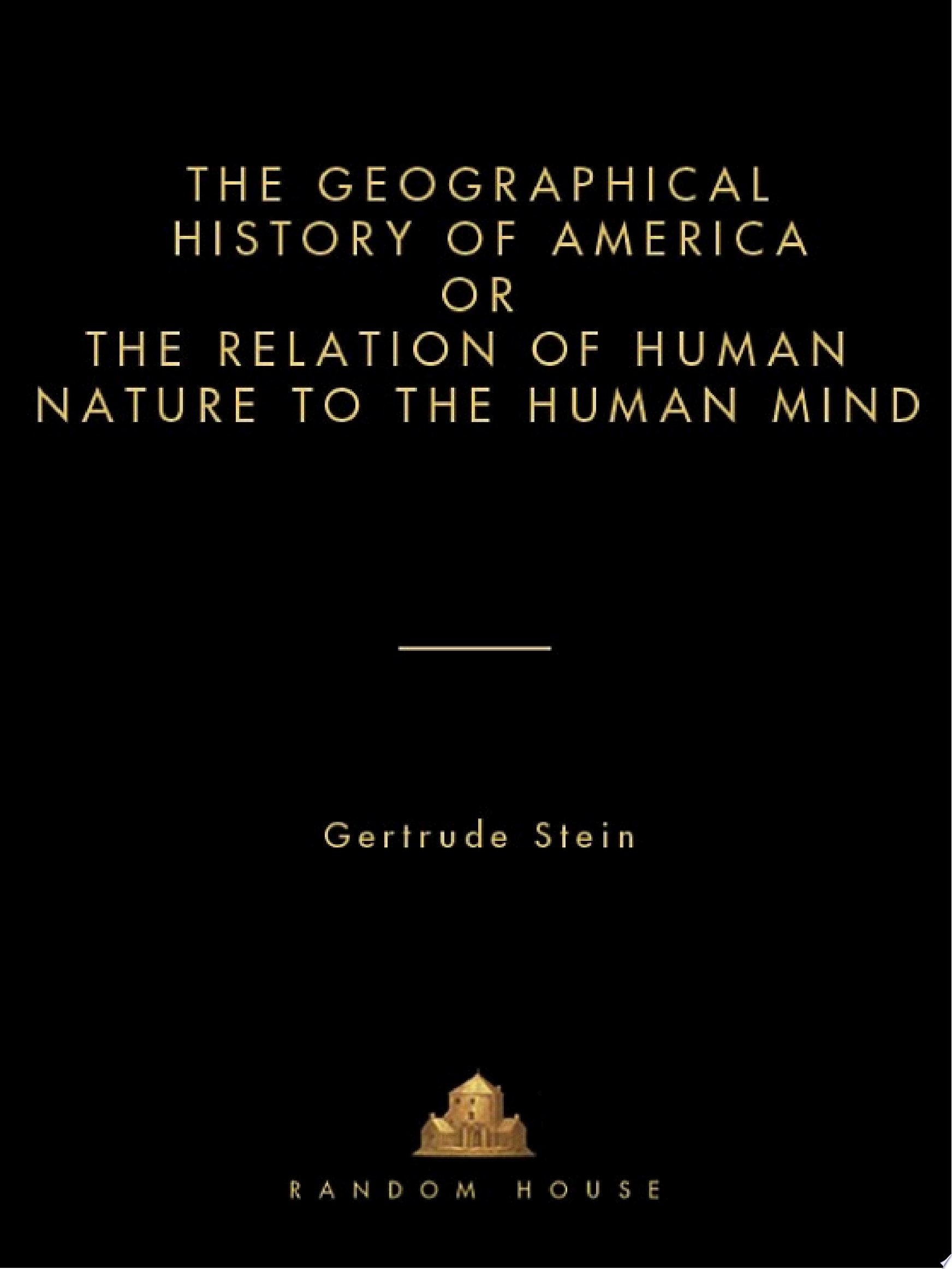 The Geographical History of America